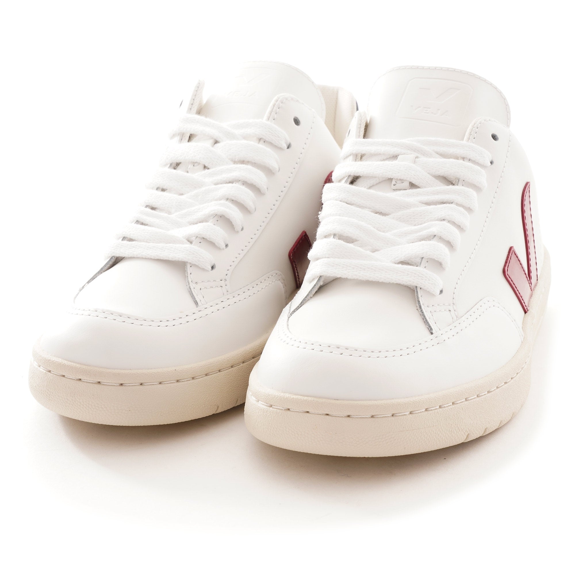 Womens V-12 Leather - White