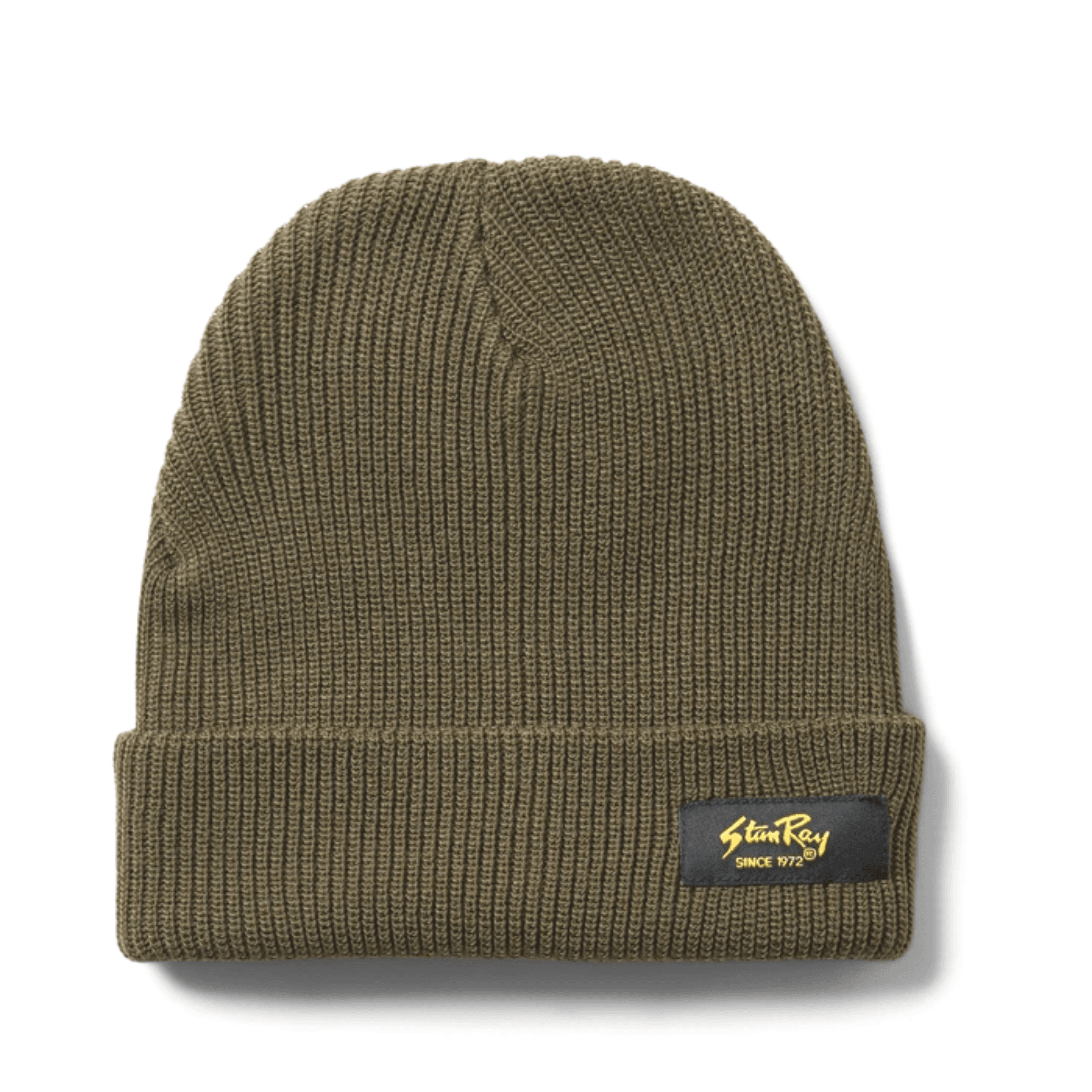 Stan Ray Waffle Skull Beanie - Olive