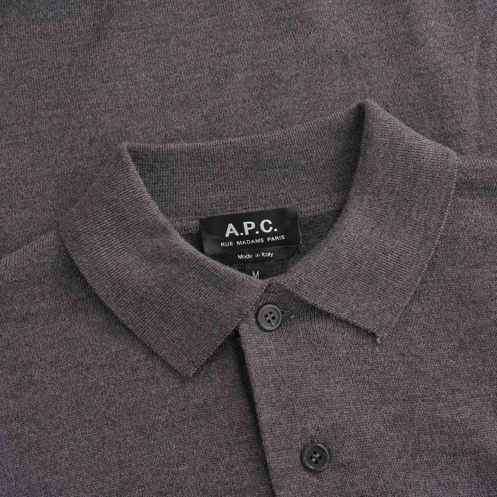 A.P.C. Jerry Polo Shirt - Anthracite