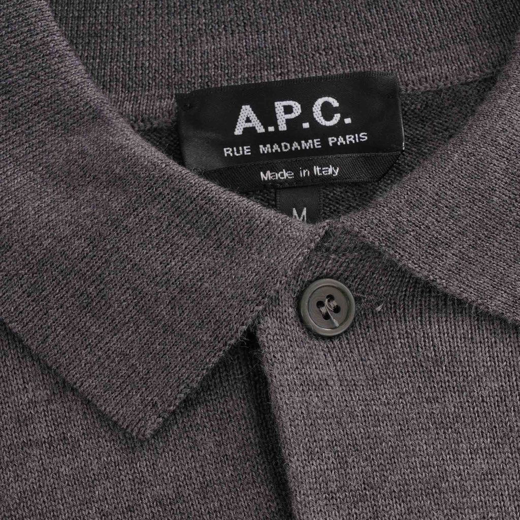 A.P.C. Jerry Polo Shirt - Anthracite