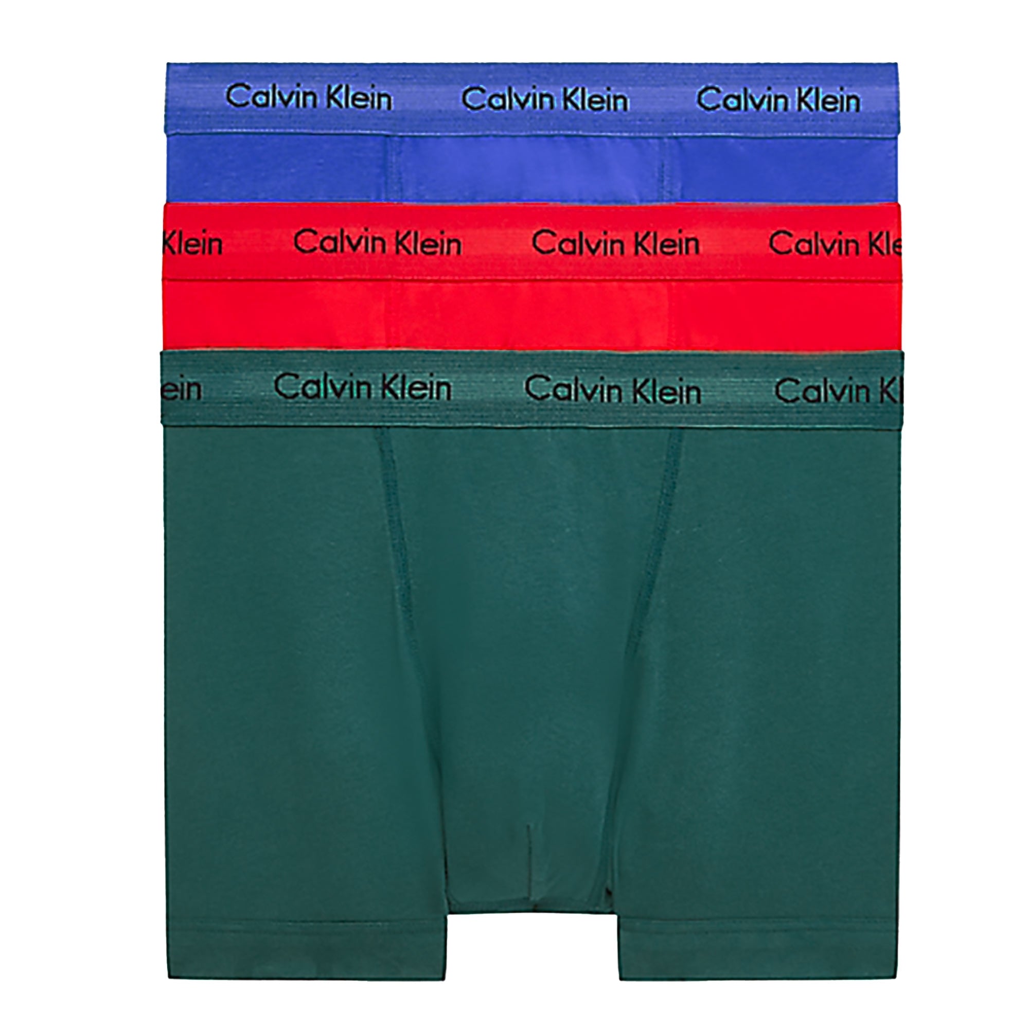 Calvin Klein 3 Pack Cotton Stretch Trunks - Multi