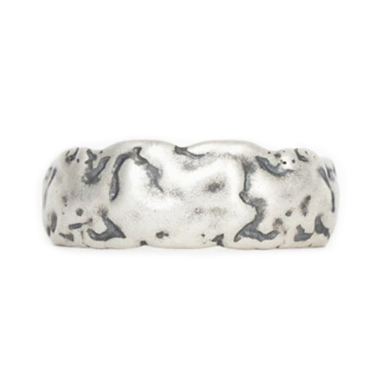 Silver Crater Ring - Silver – Stuarts London