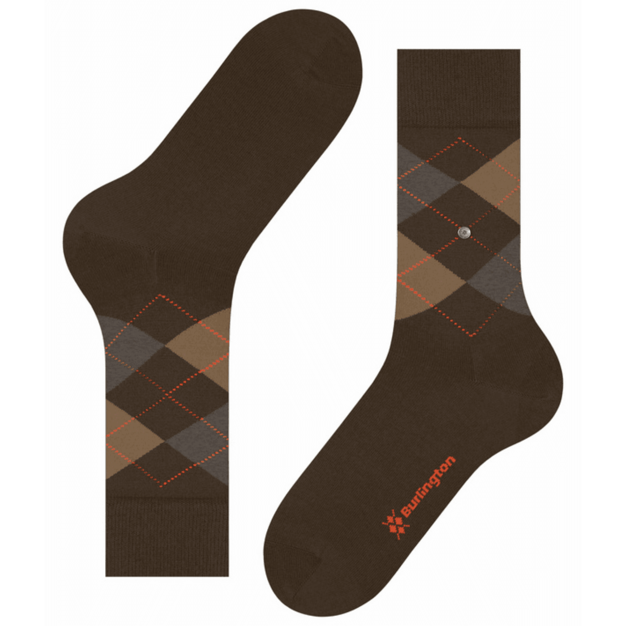 Burlington Socks Edinburgh Socks - Brown