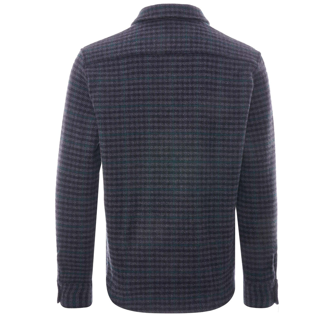 A.P.C. Trek Recycled Check Overshirt - Dark Navy