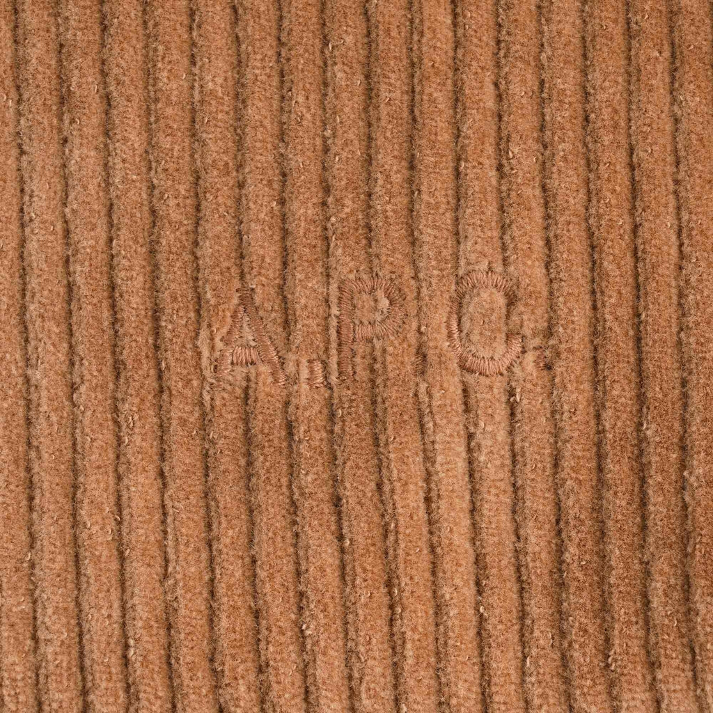A.P.C. Remy Corduroy Crew Sweatshirt - Camel