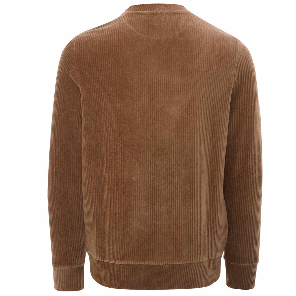 A.P.C. Remy Corduroy Crew Sweatshirt - Camel