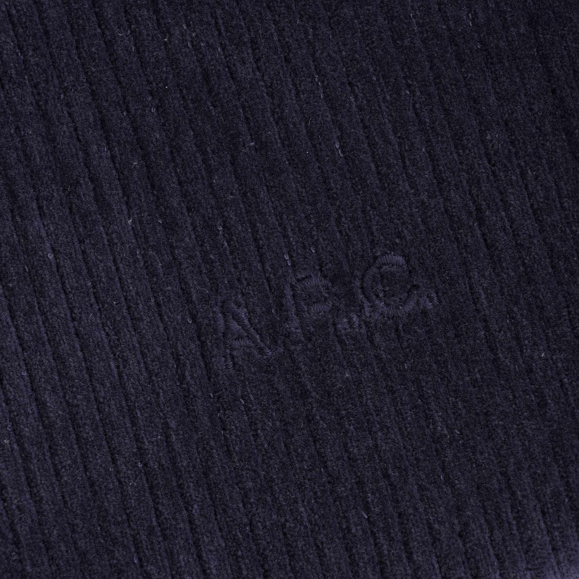 A.P.C. Remy Corduroy Crew Sweatshirt - Dark Navy