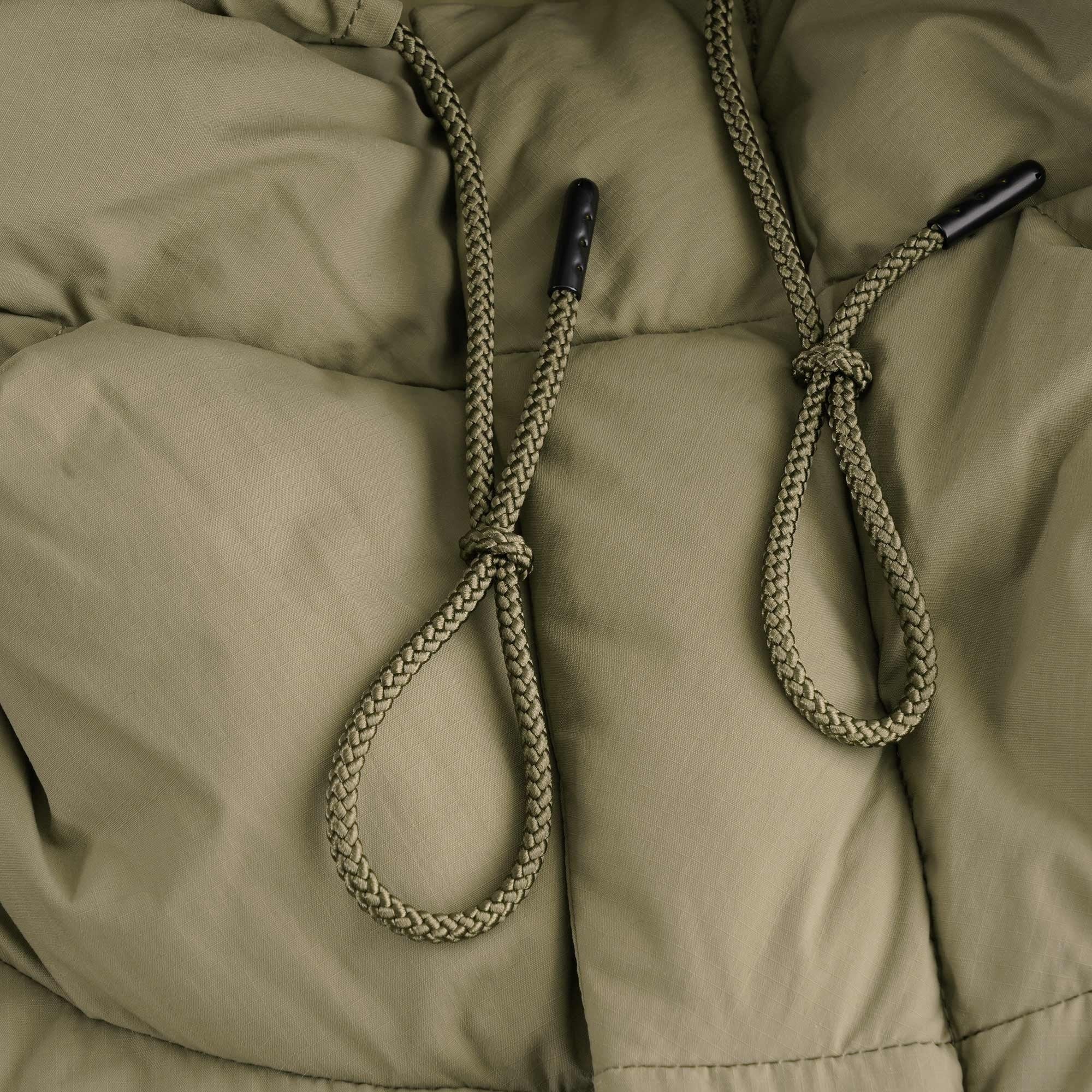 Snow Peak Recycled Nylon Ripstop Down Coat - Beige