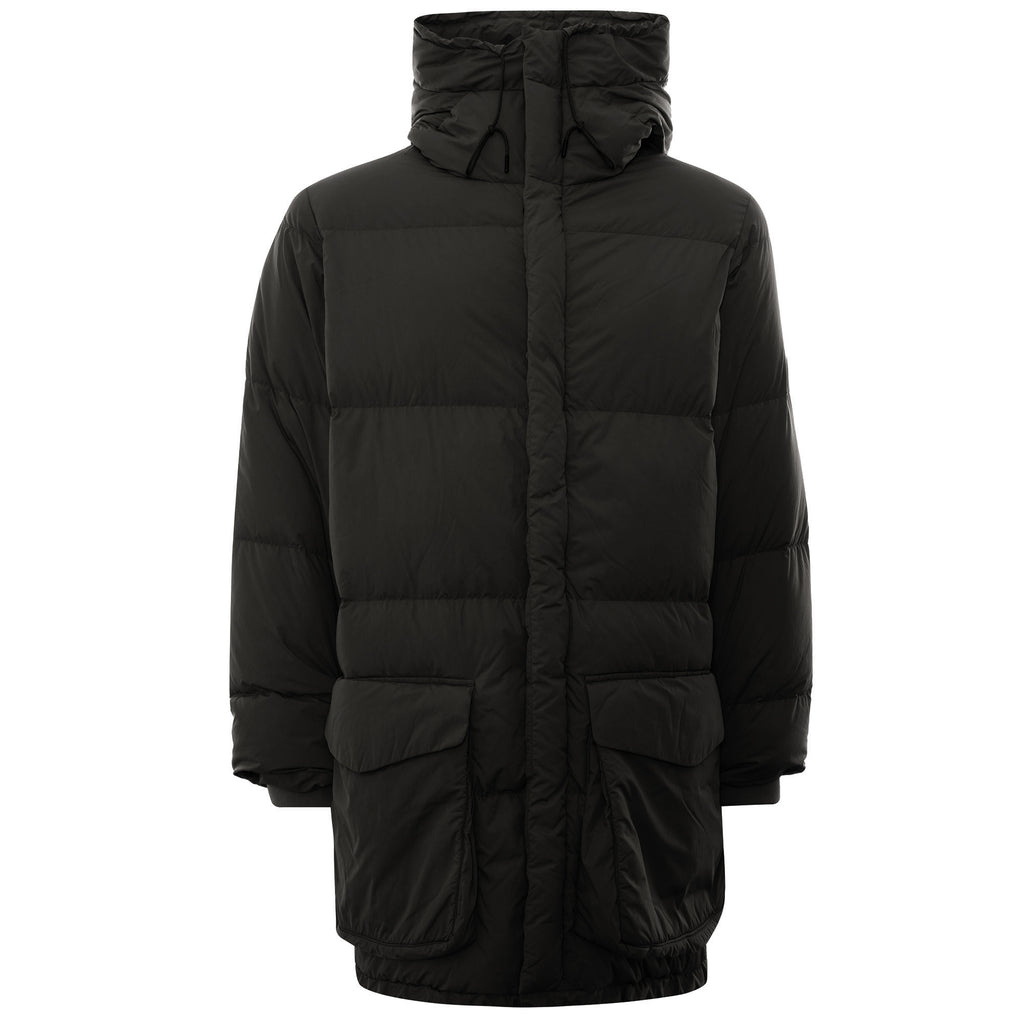 Snow Peak Recycled Nylon Ripstop Down Coat - Black