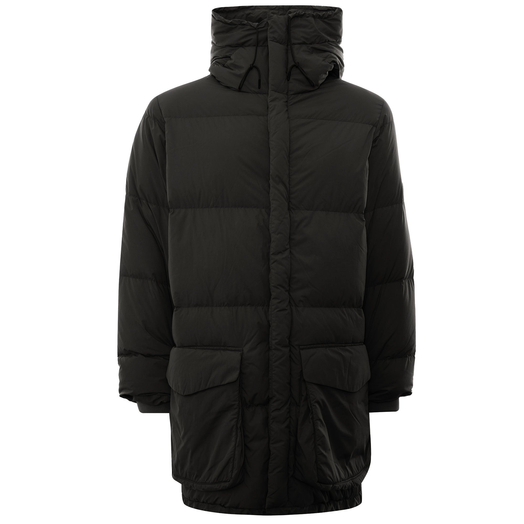Snow Peak Recycled Nylon Ripstop Down Coat - Black
