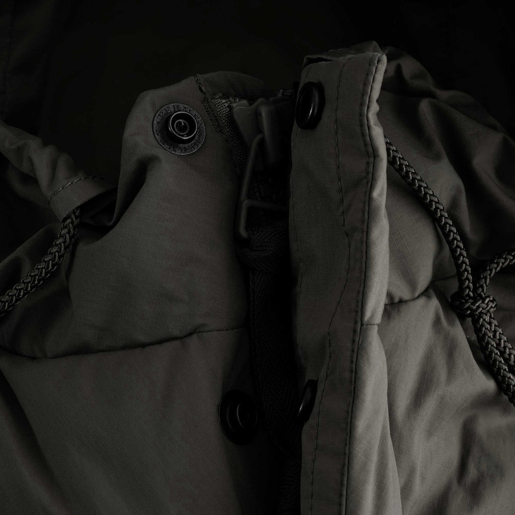 Snow Peak Recycled Nylon Ripstop Down Coat - Black