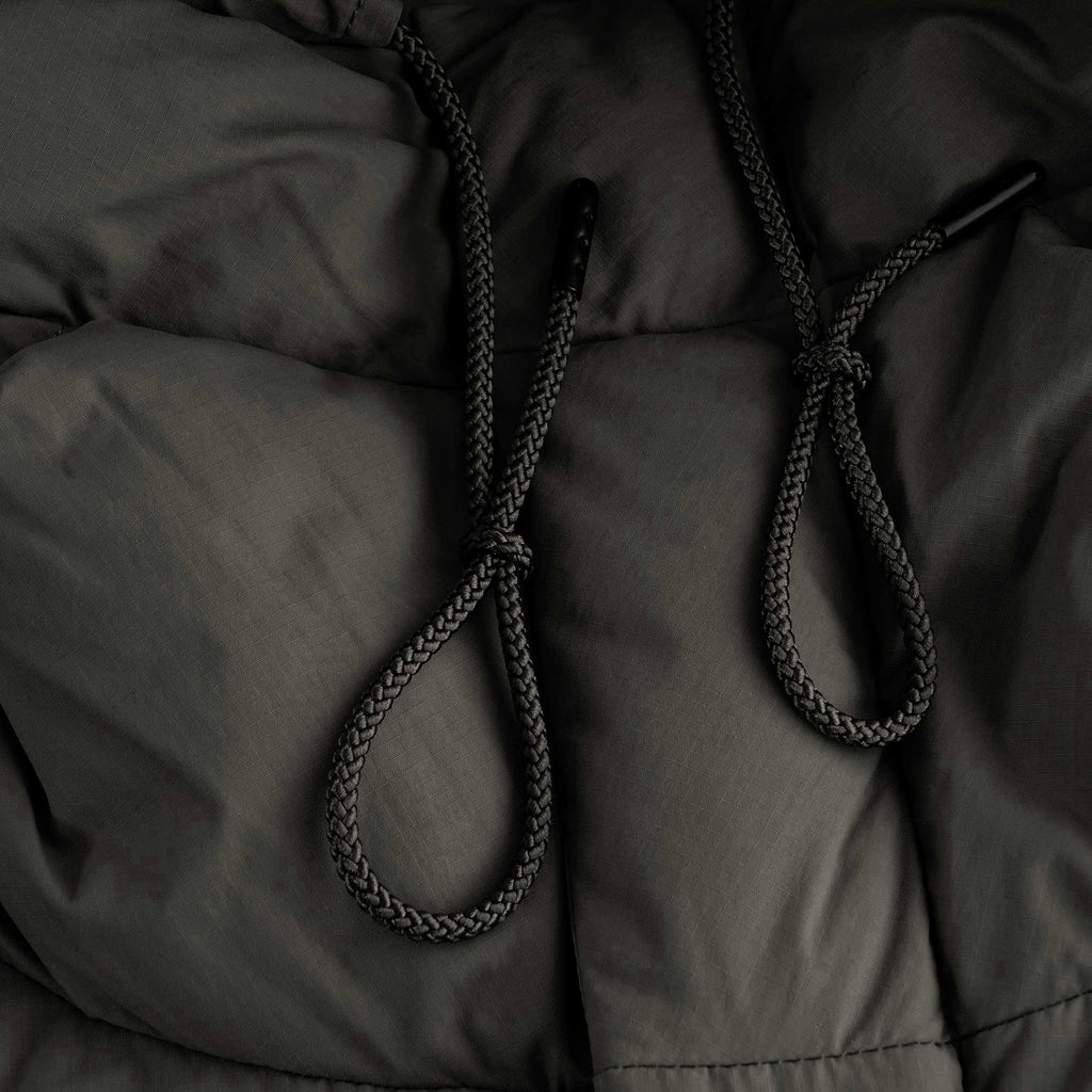 Snow Peak Recycled Nylon Ripstop Down Coat - Black