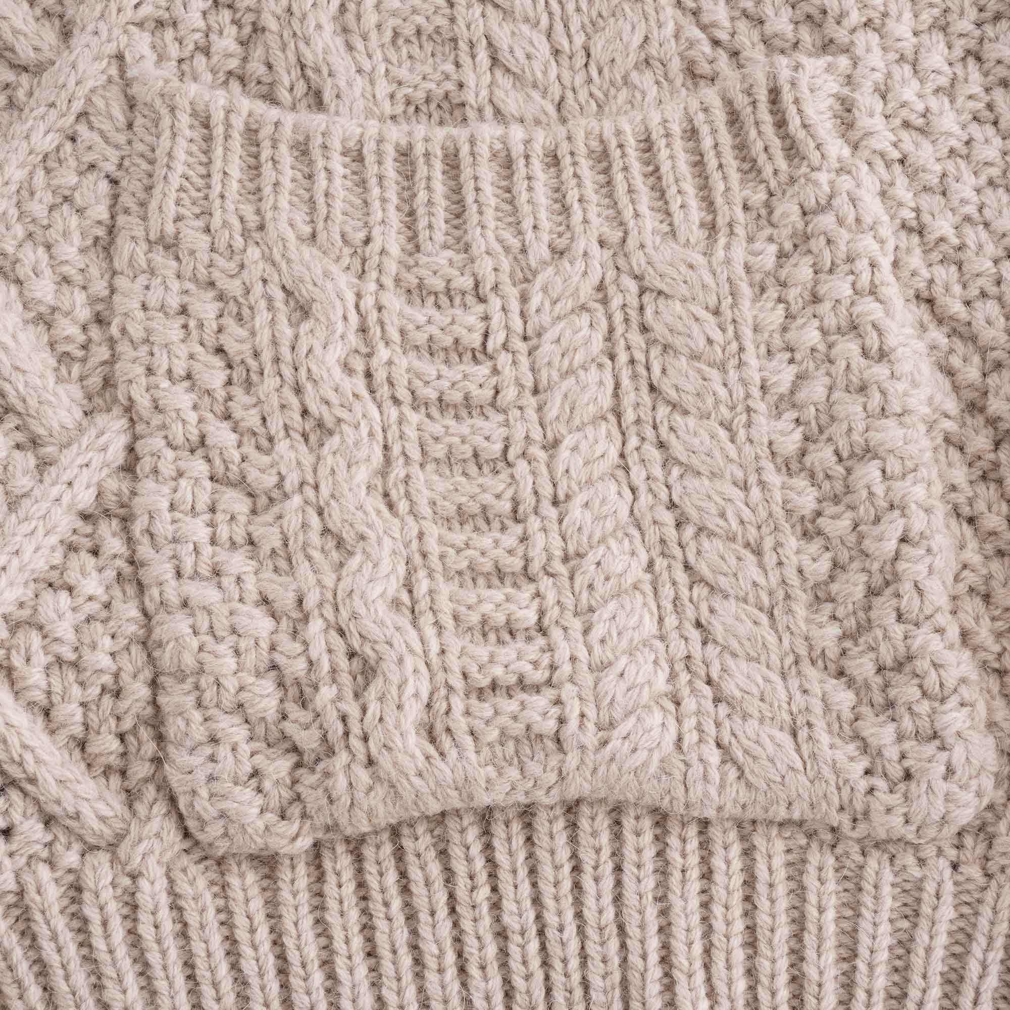 Snow Peak Alpaca Knit Cardigan - Ecru