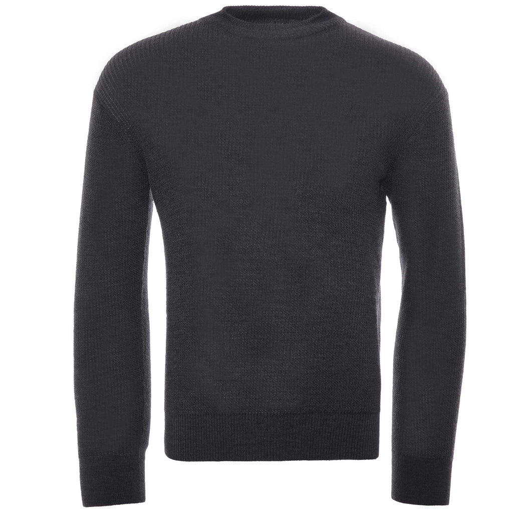 Snow Peak Waffle Knit Pullover - Grey