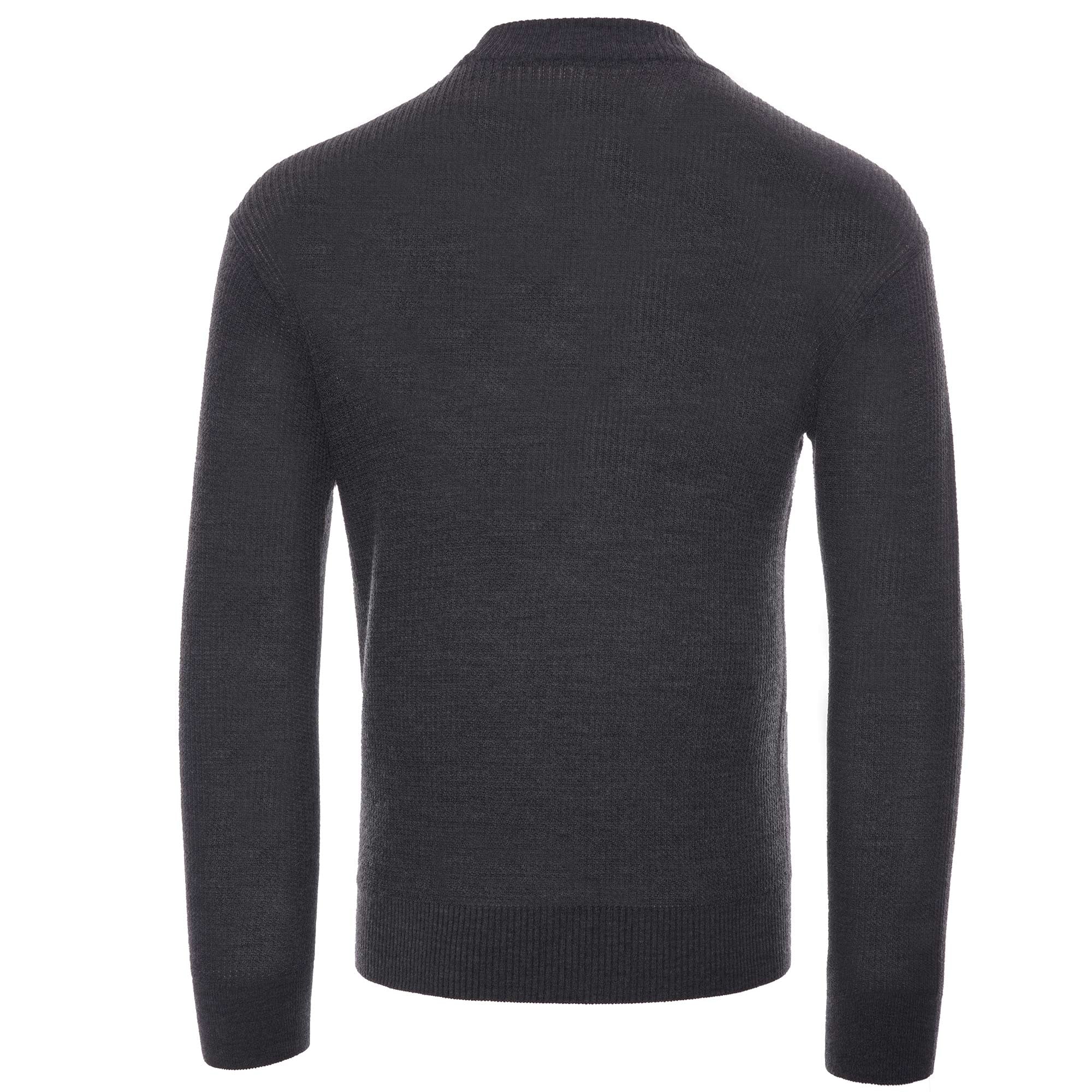 Snow Peak Waffle Knit Pullover - Grey