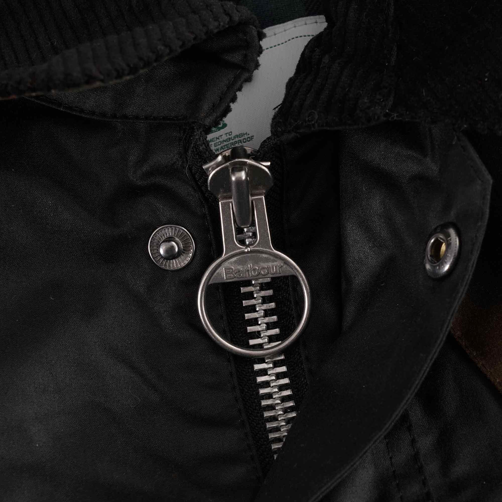 Barbour SL Bedale Waxed Jacket - Black – Stuarts London