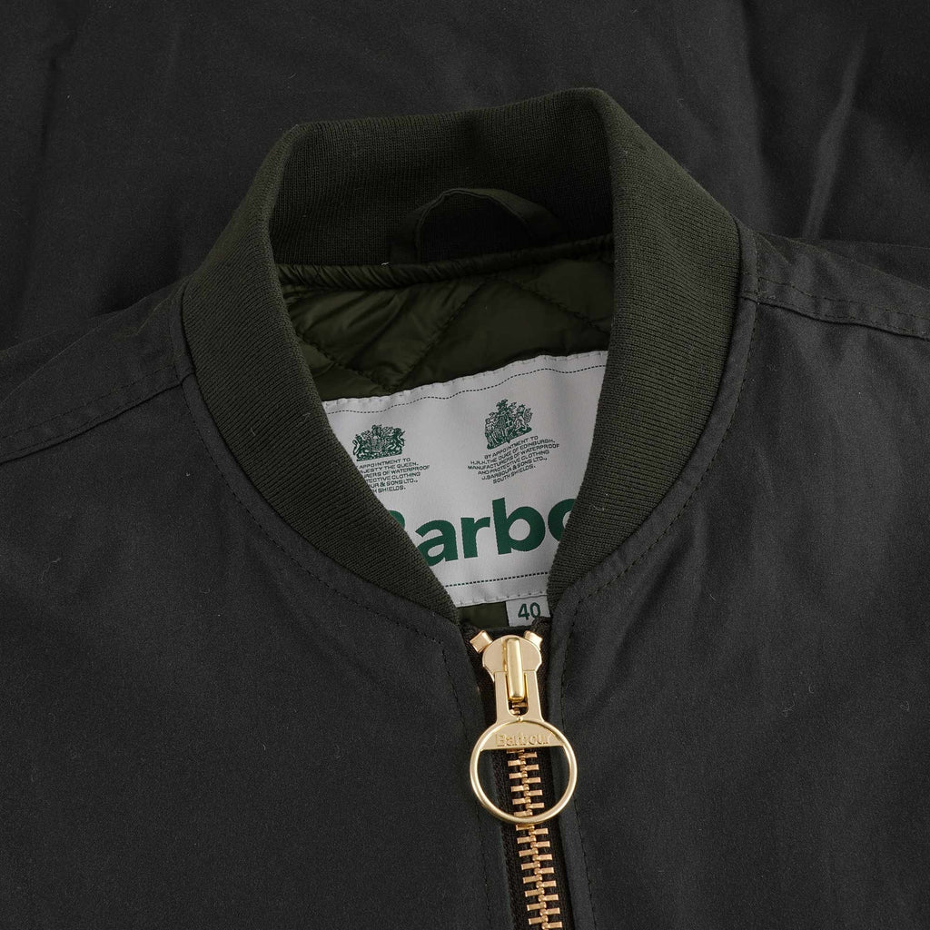 Barbour Rib Collar Westmorland Wax Vest - Sage