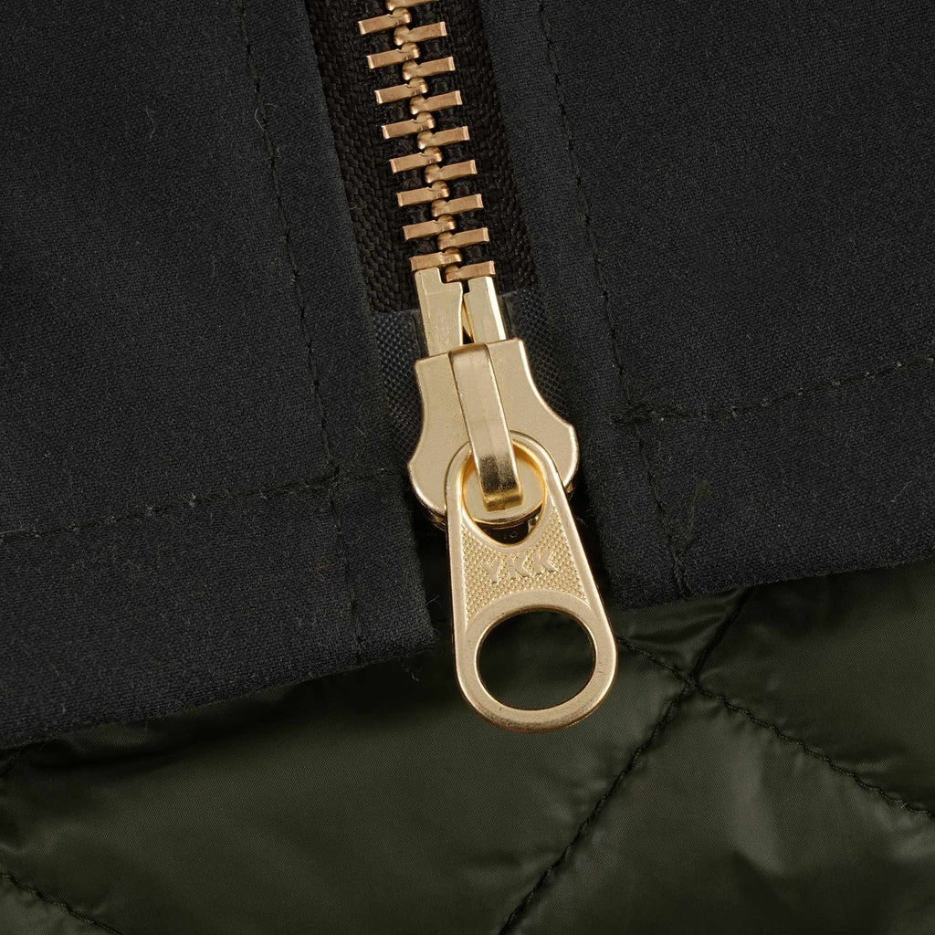 Barbour Rib Collar Westmorland Wax Vest - Sage
