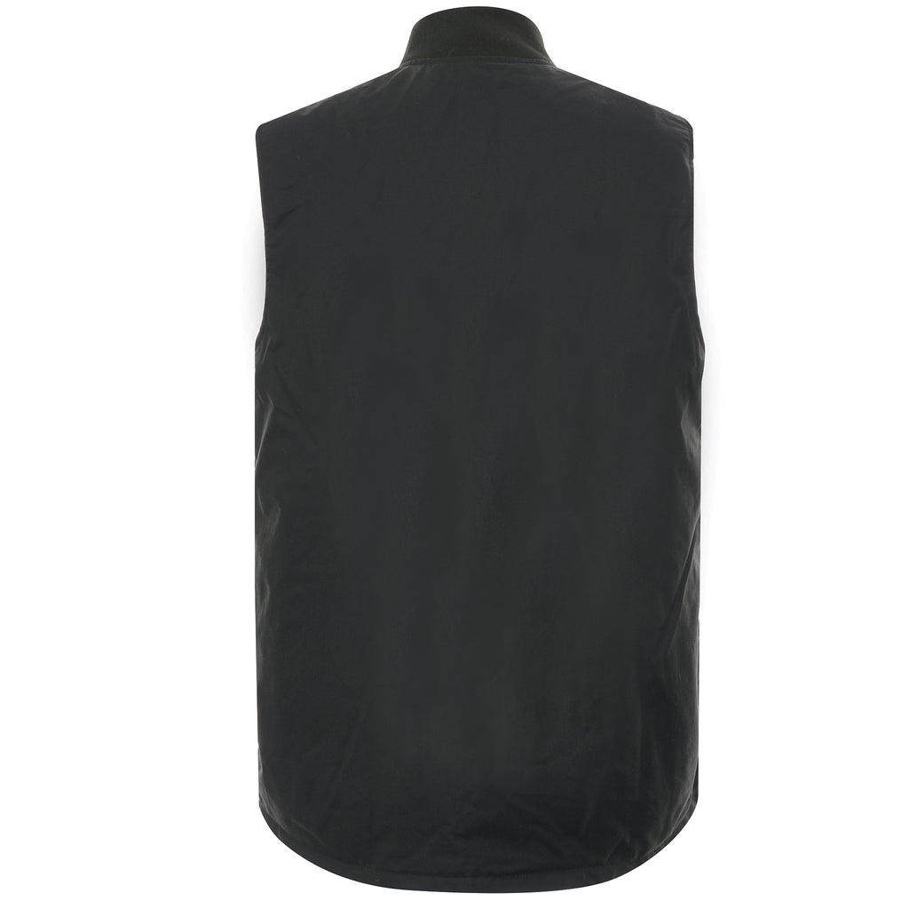 Barbour Rib Collar Westmorland Wax Vest - Sage