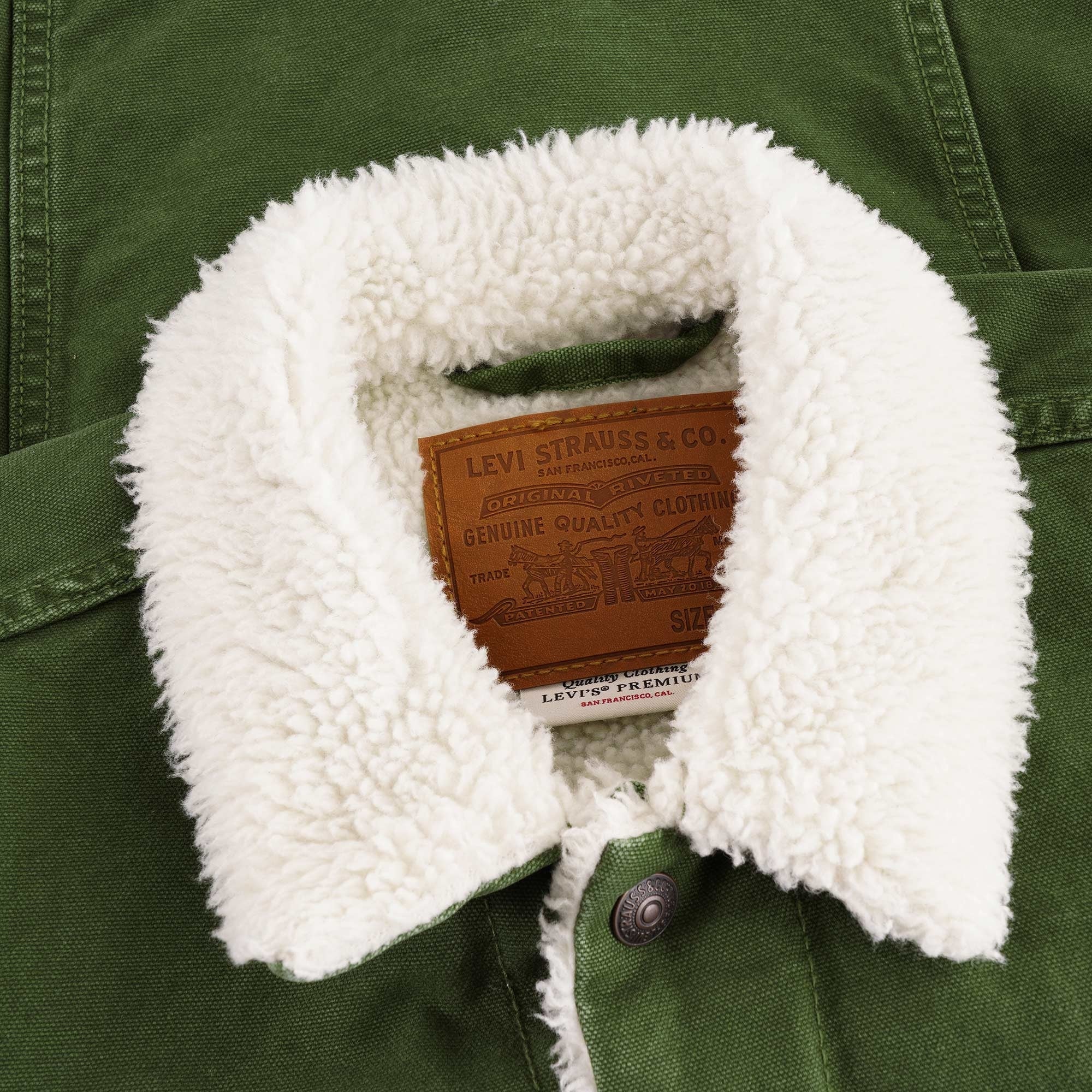 Levi's® Type III Sherpa Trucker Jacket - Thyme