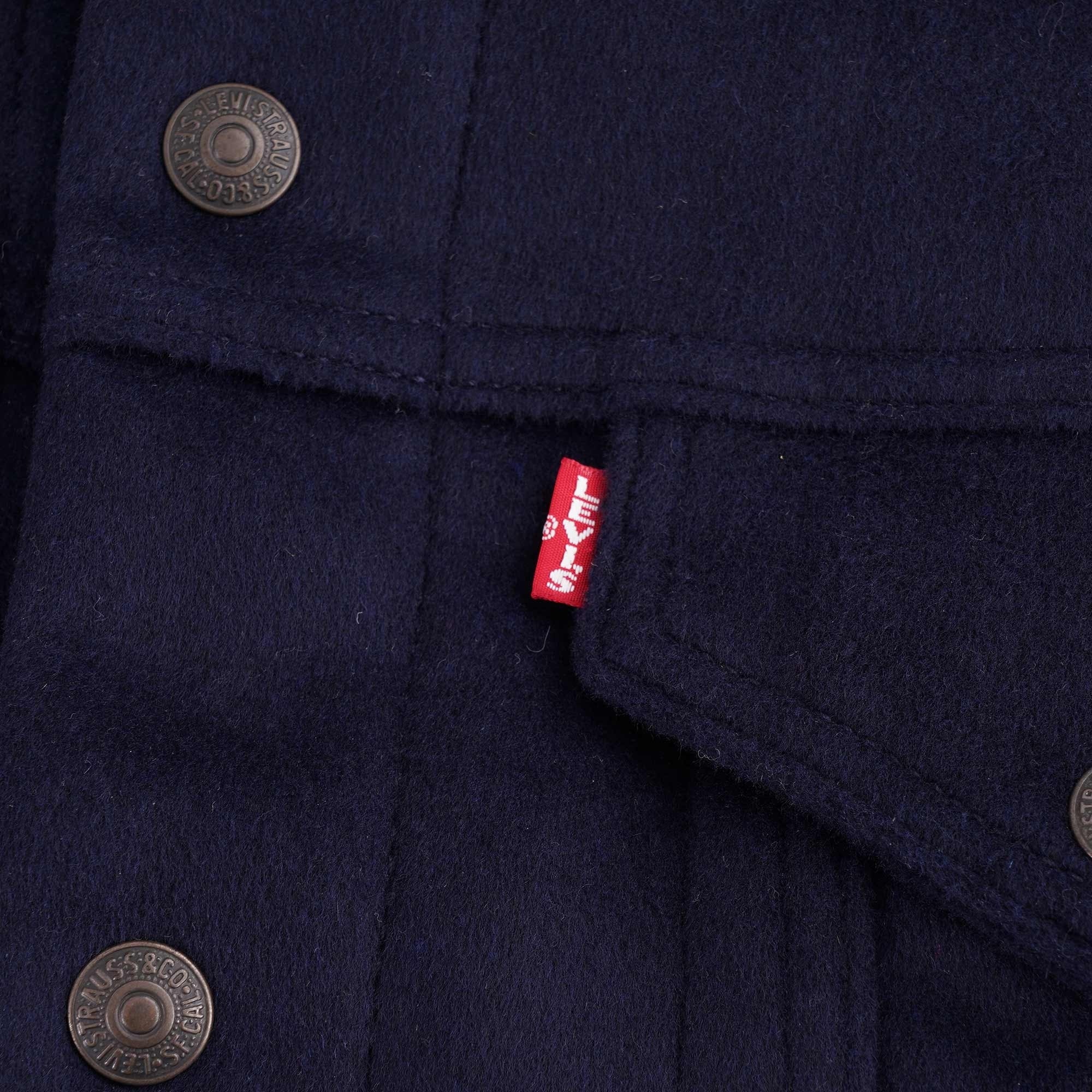 Levi's® Vintage Clothing Melton Trucker Jacket - Campus
