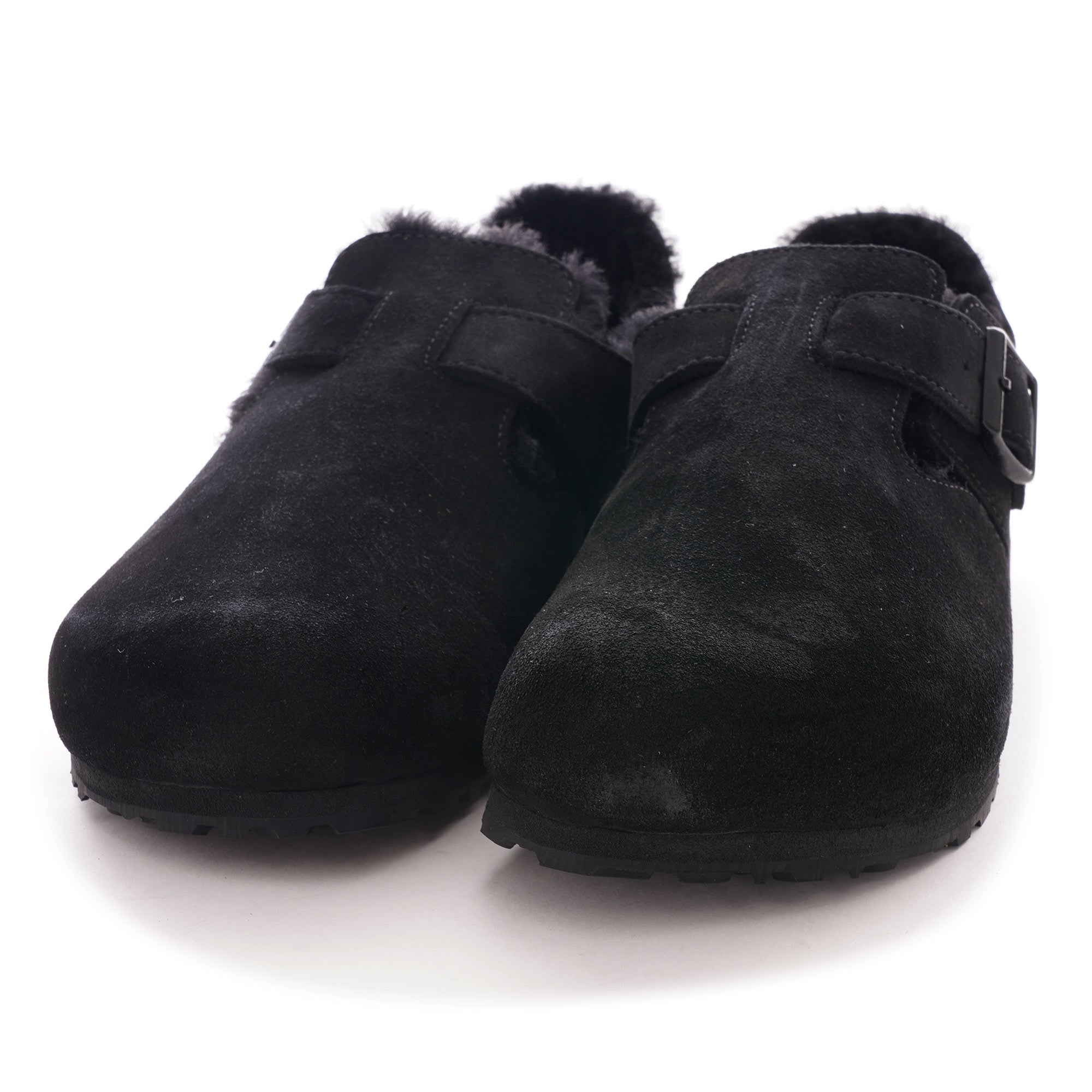 Birkenstock London Shearling Sandals - Black