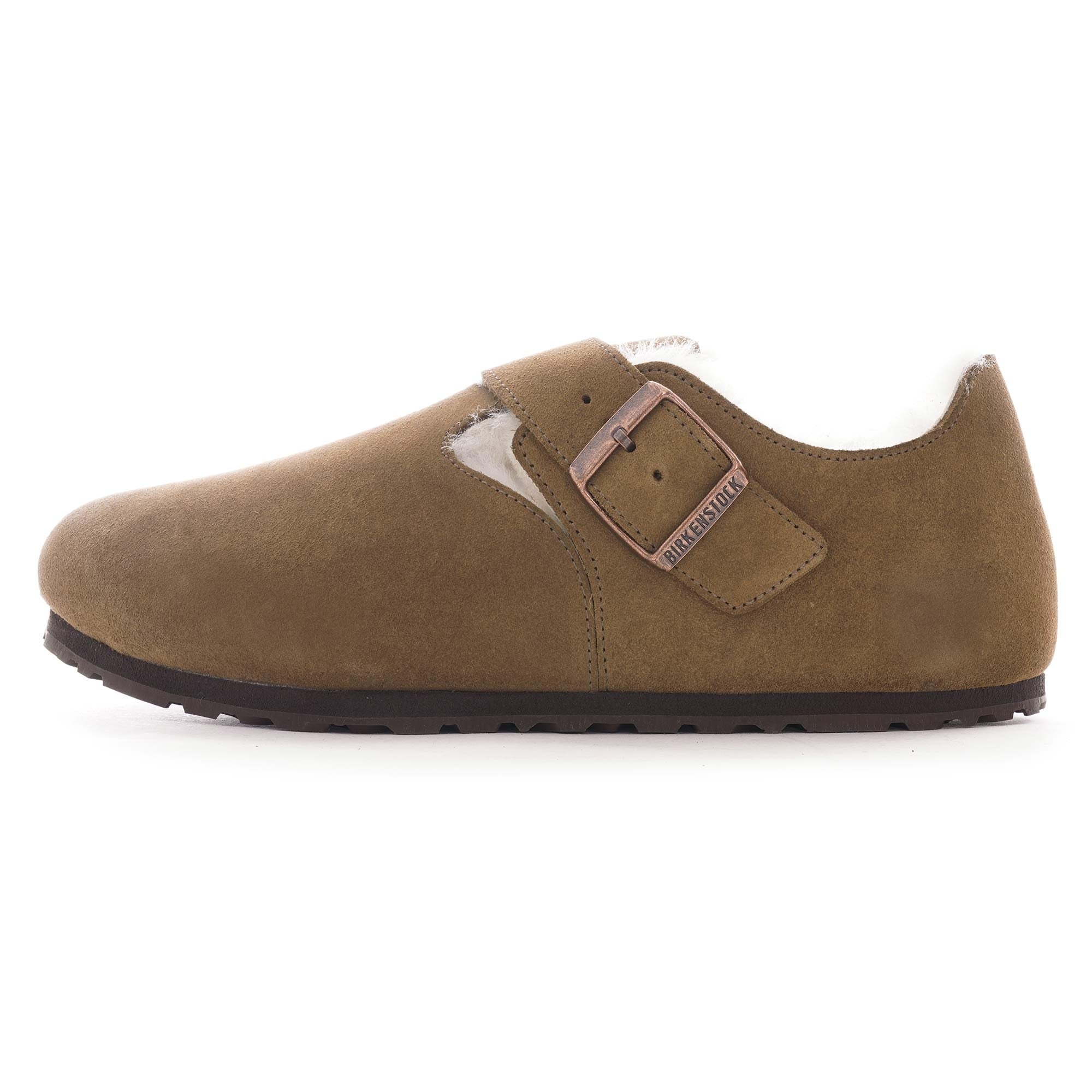 Birkenstock London Shearling Sandals - Tea