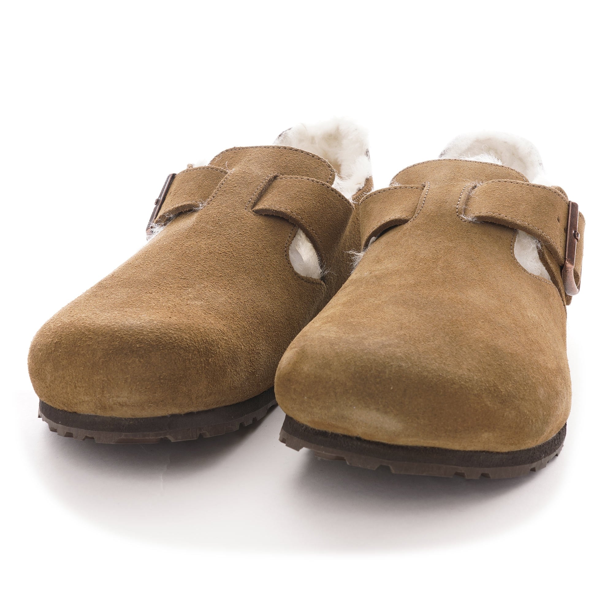 Birkenstock London Shearling Sandals - Tea