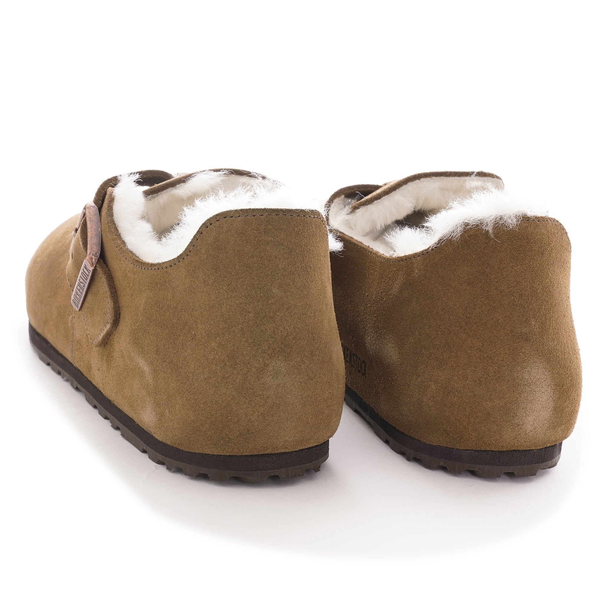 Birkenstock London Shearling Sandals - Tea