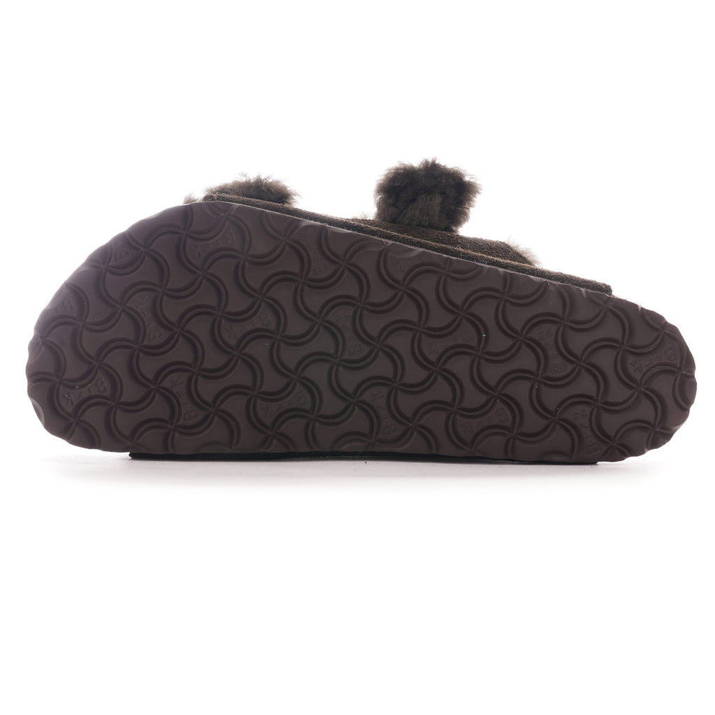 Birkenstock Arizona Shearling Suede Leather - Mocca