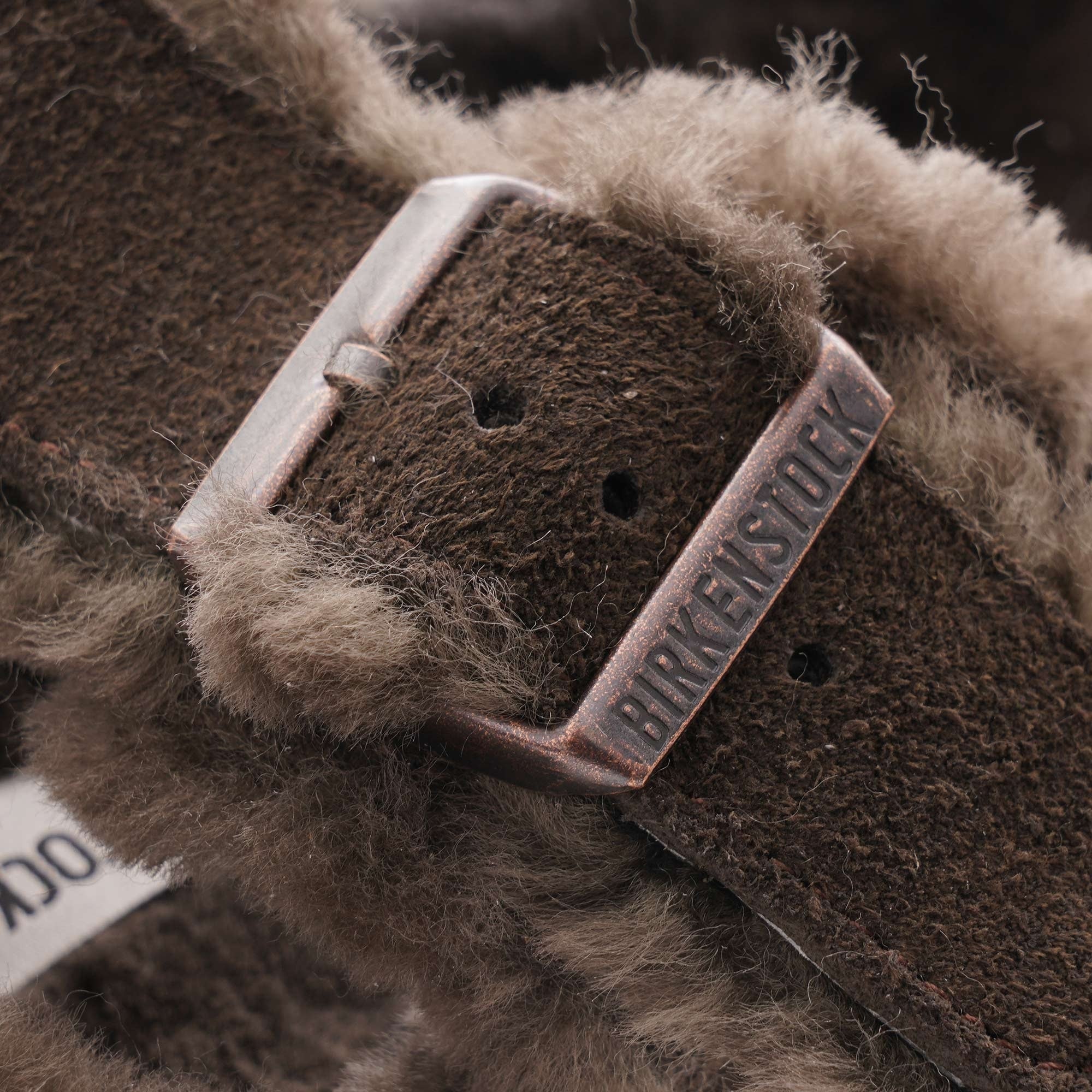 Birkenstock Arizona Shearling Suede Leather - Mocca