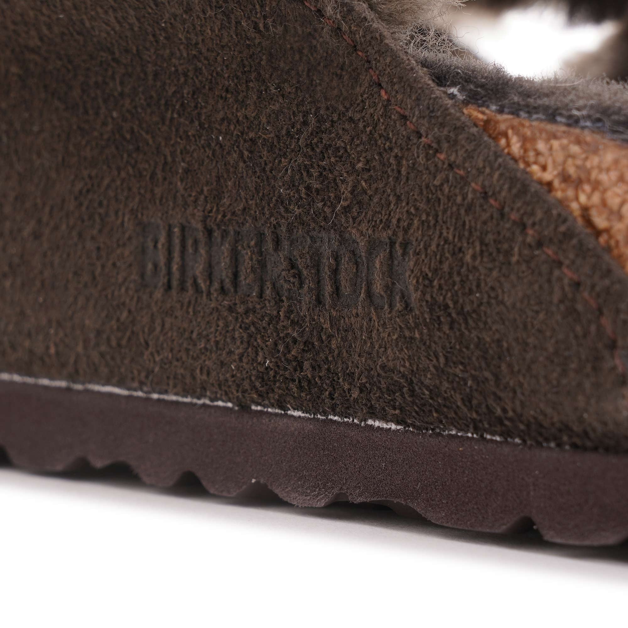 Birkenstock Arizona Shearling Suede Leather - Mocca