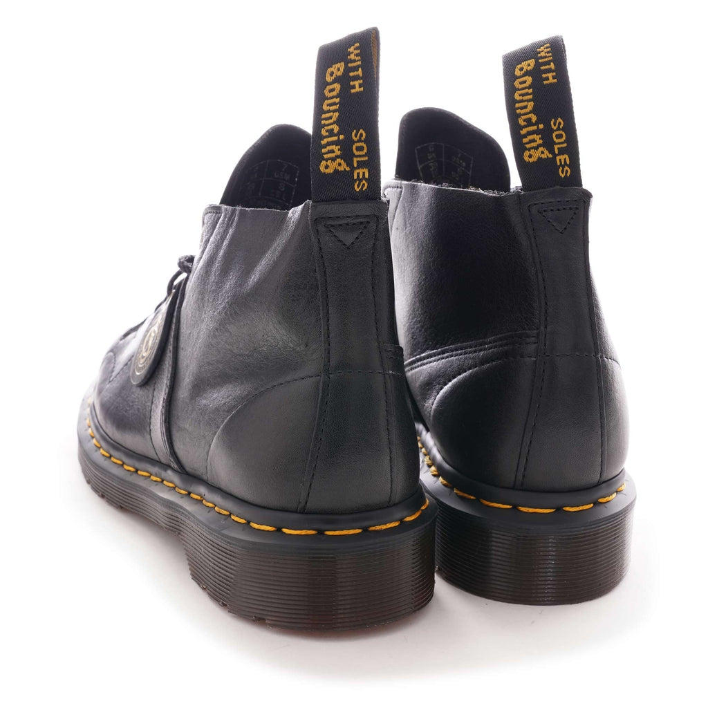 Dr. Martens Made In England Church Monkey Boot - Black Buckingham