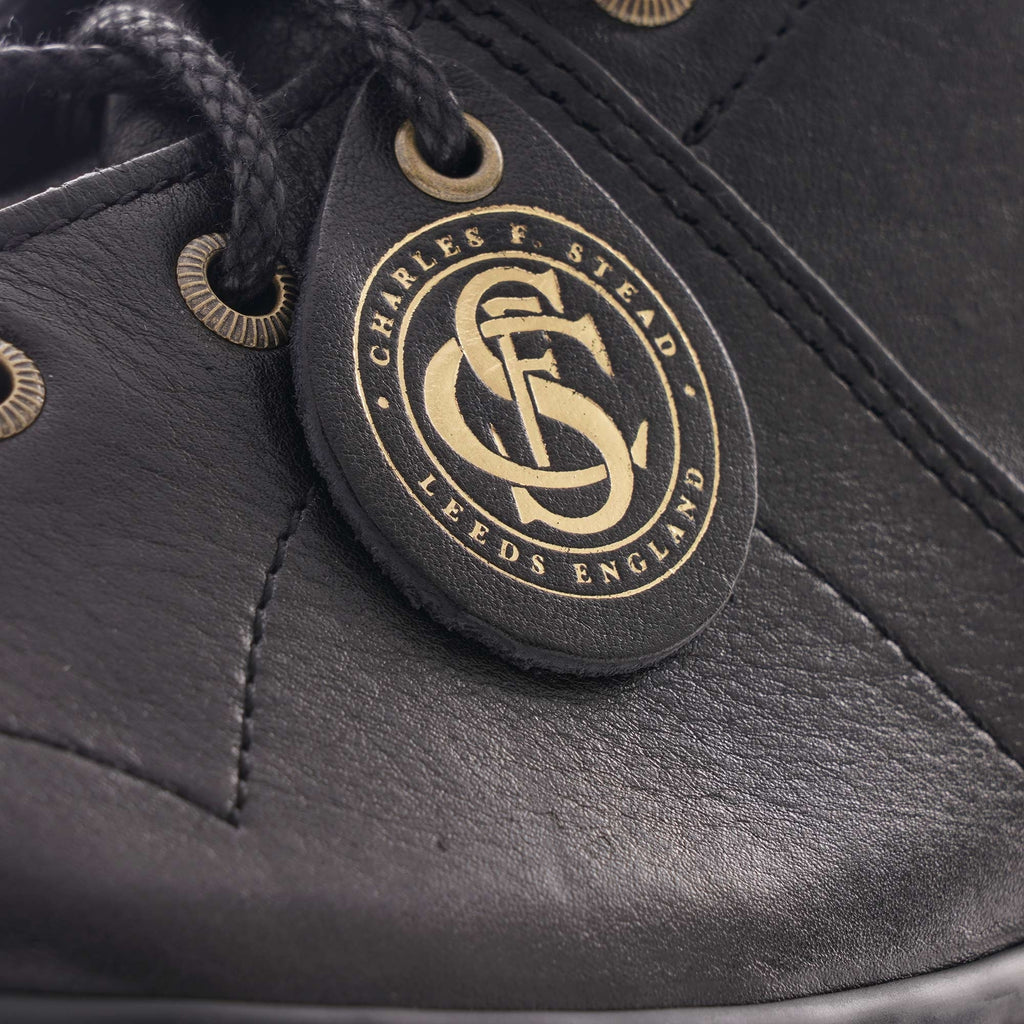 Dr. Martens Made In England Church Monkey Boot - Black Buckingham