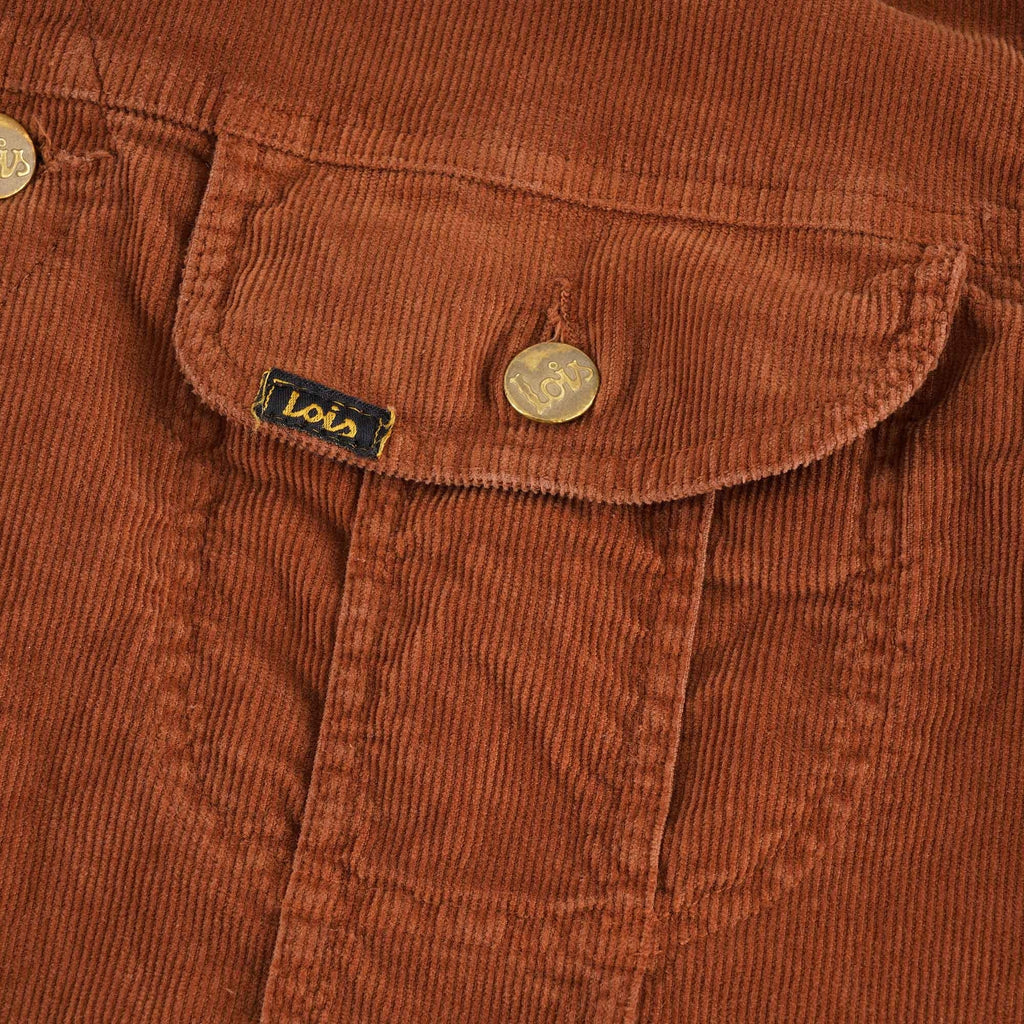 Lois Jeans Tejana Thin Cord Jacket - Burnt Ochre