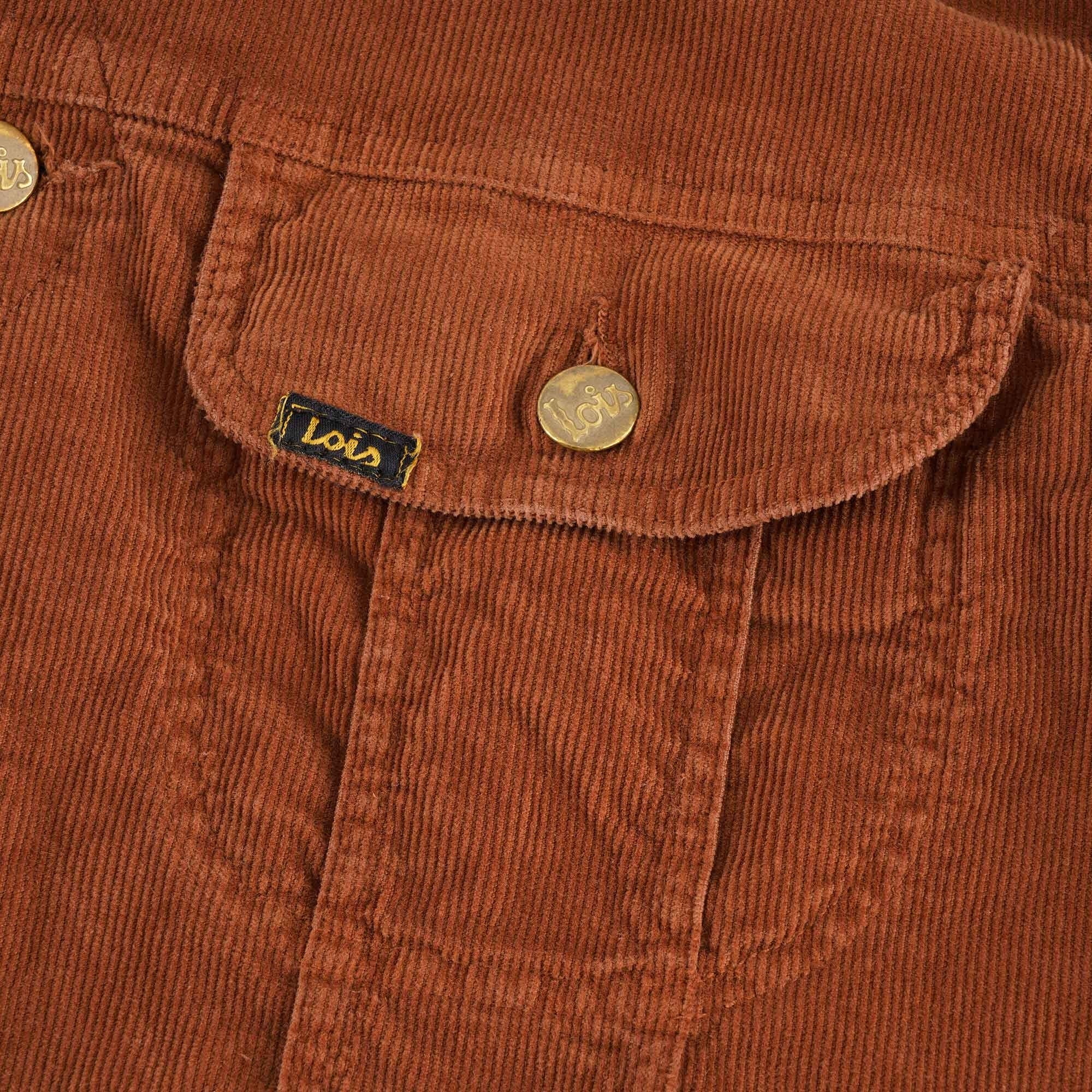 Lois Jeans Tejana Thin Cord Jacket - Burnt Ochre