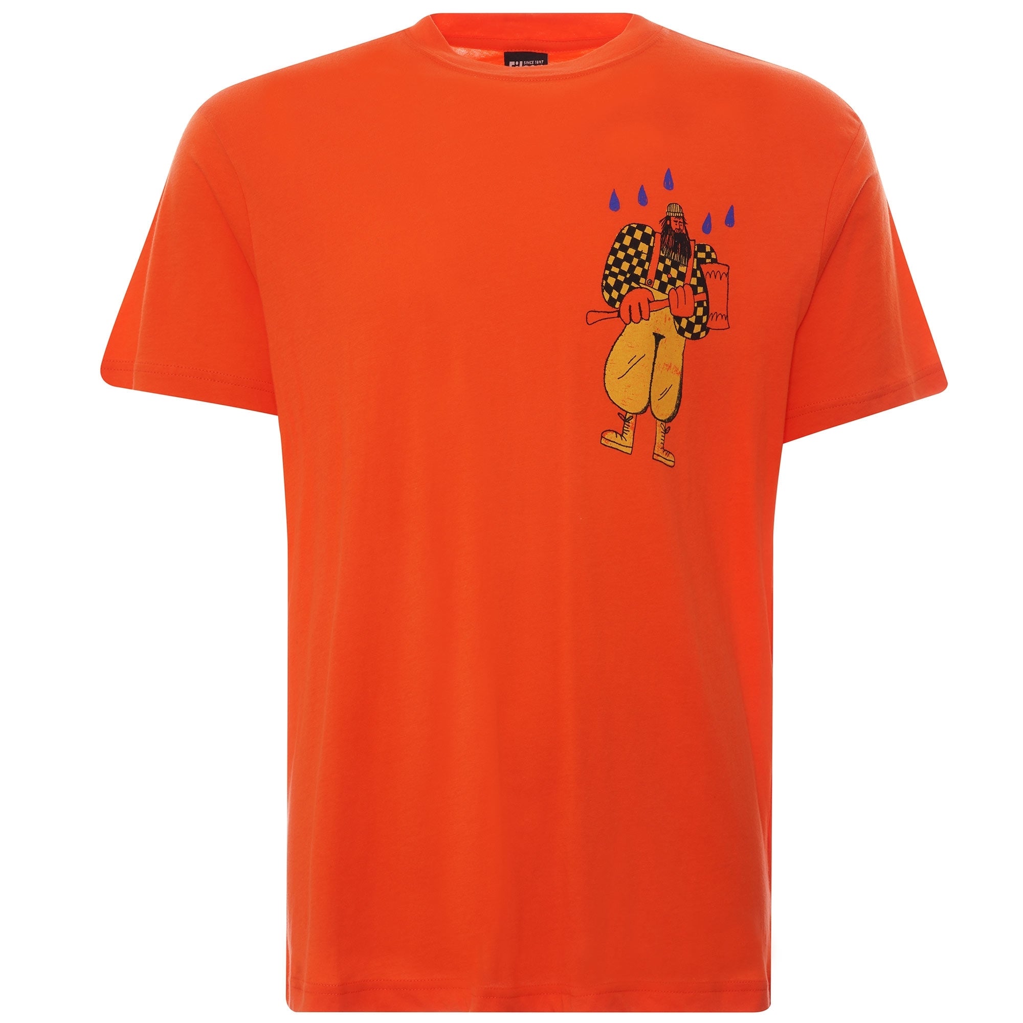 Ranger Lumberjack Graphic T Shirt - Orange