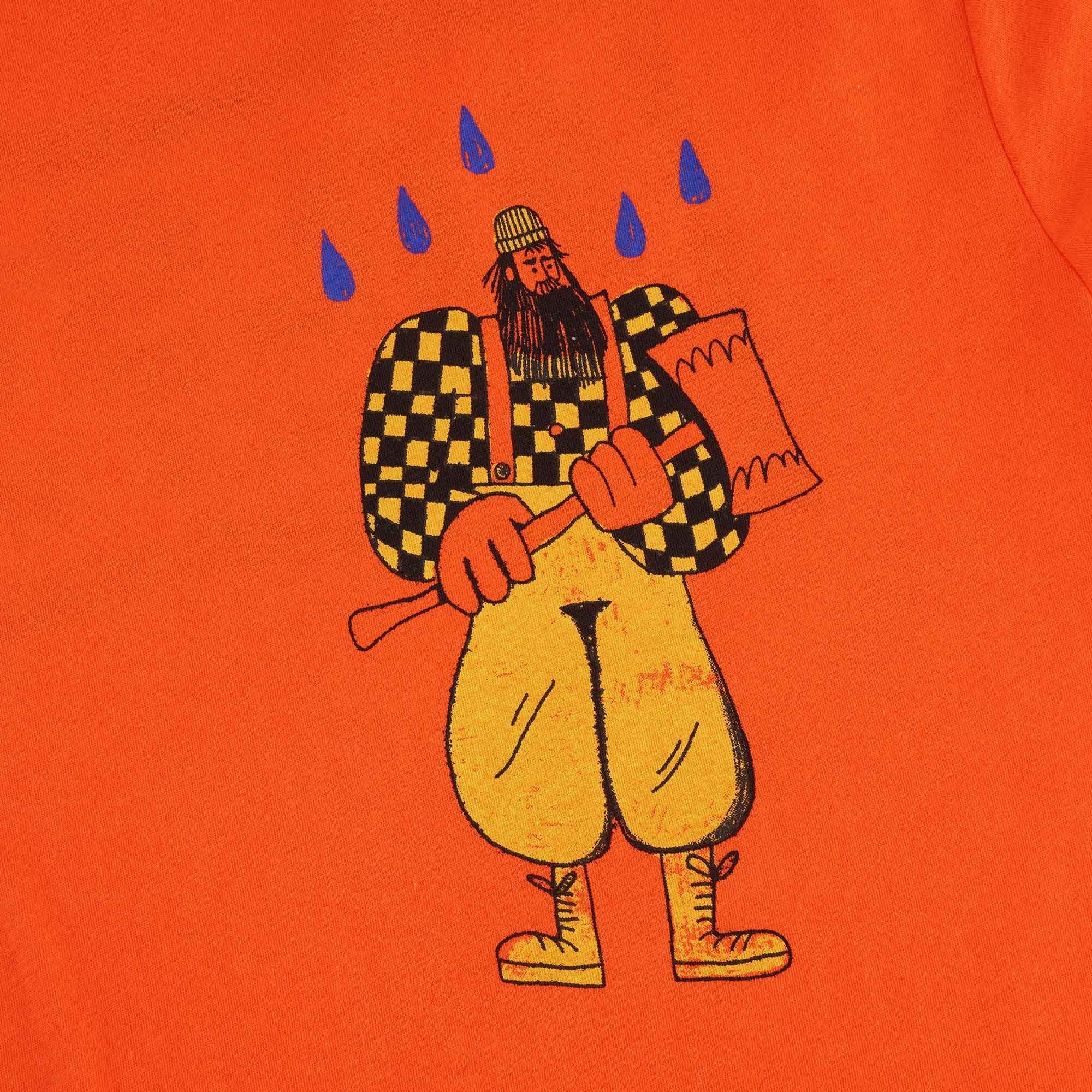 Ranger Lumberjack Graphic T Shirt - Orange