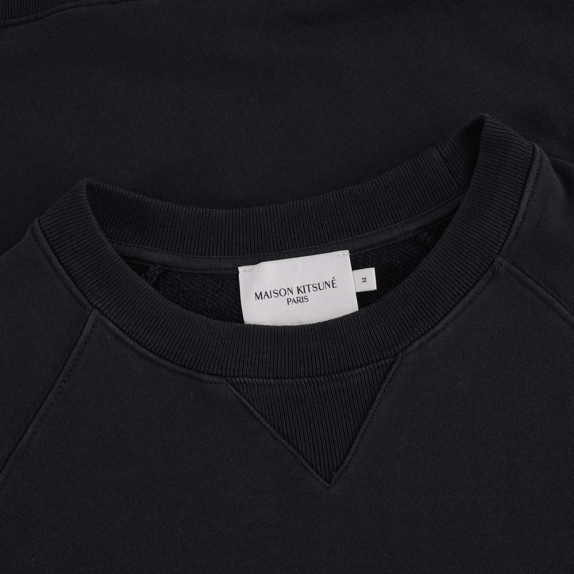 Maison Kitsune Double Fox Head Patch Sweatshirt - Anthracite