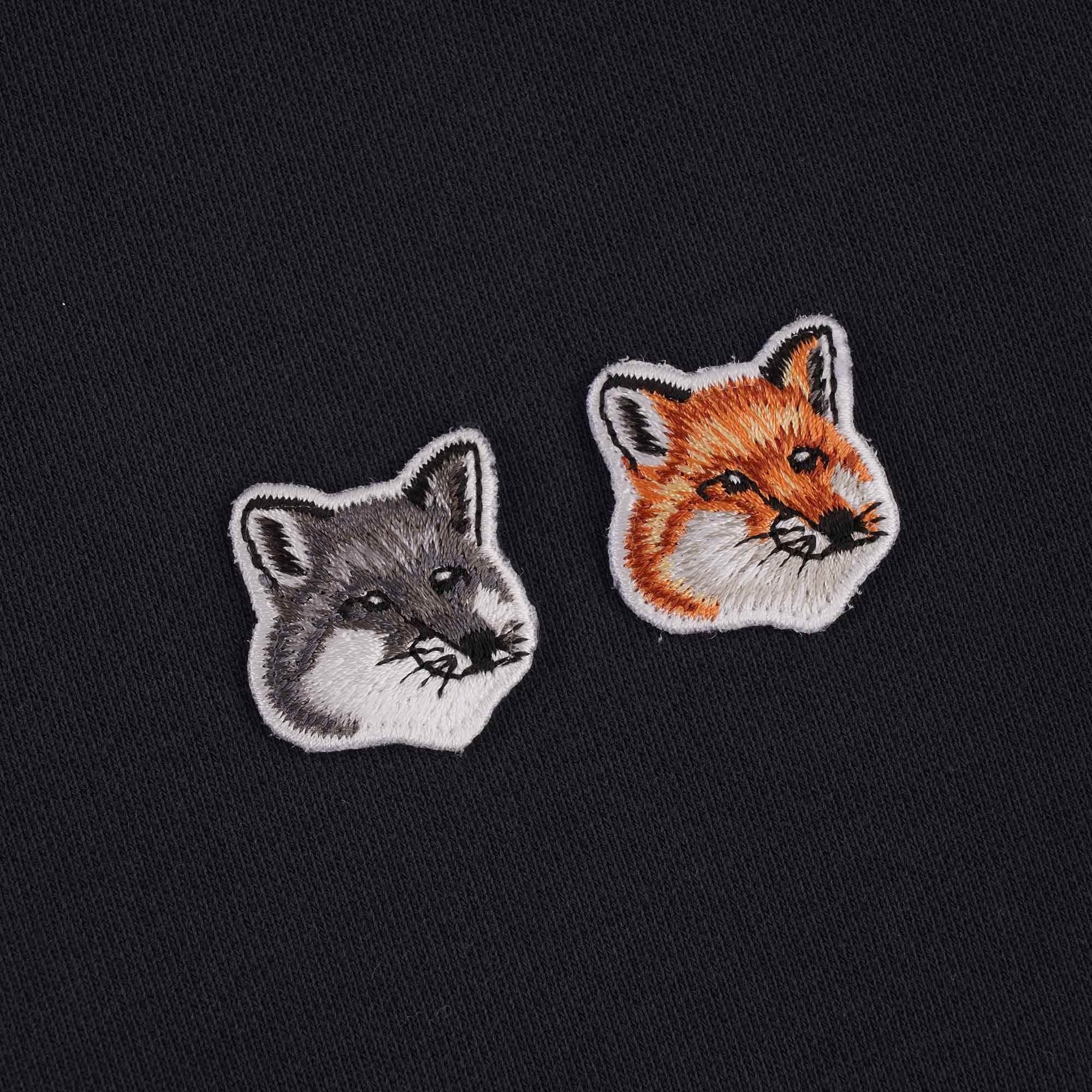 Maison Kitsune Double Fox Head Patch Sweatshirt - Anthracite