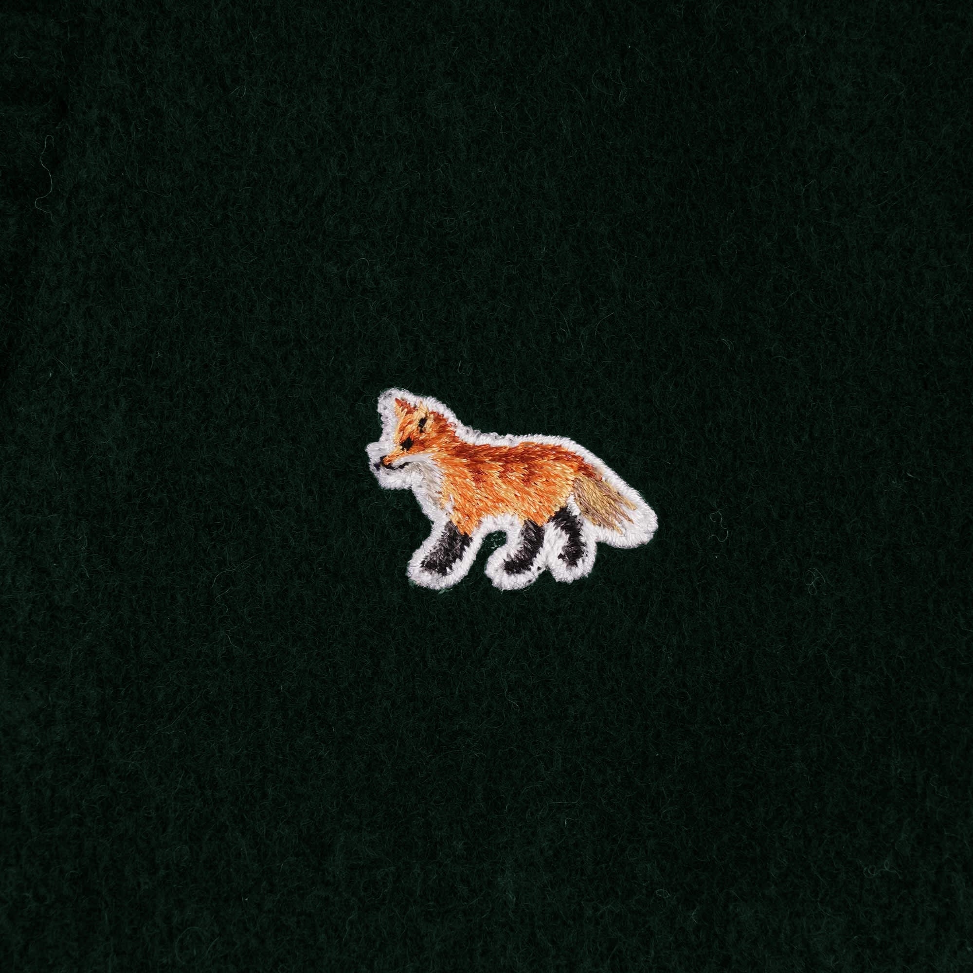 Maison Kitsune Baby Fox Patch Cardigan - Dark Green – Stuarts London