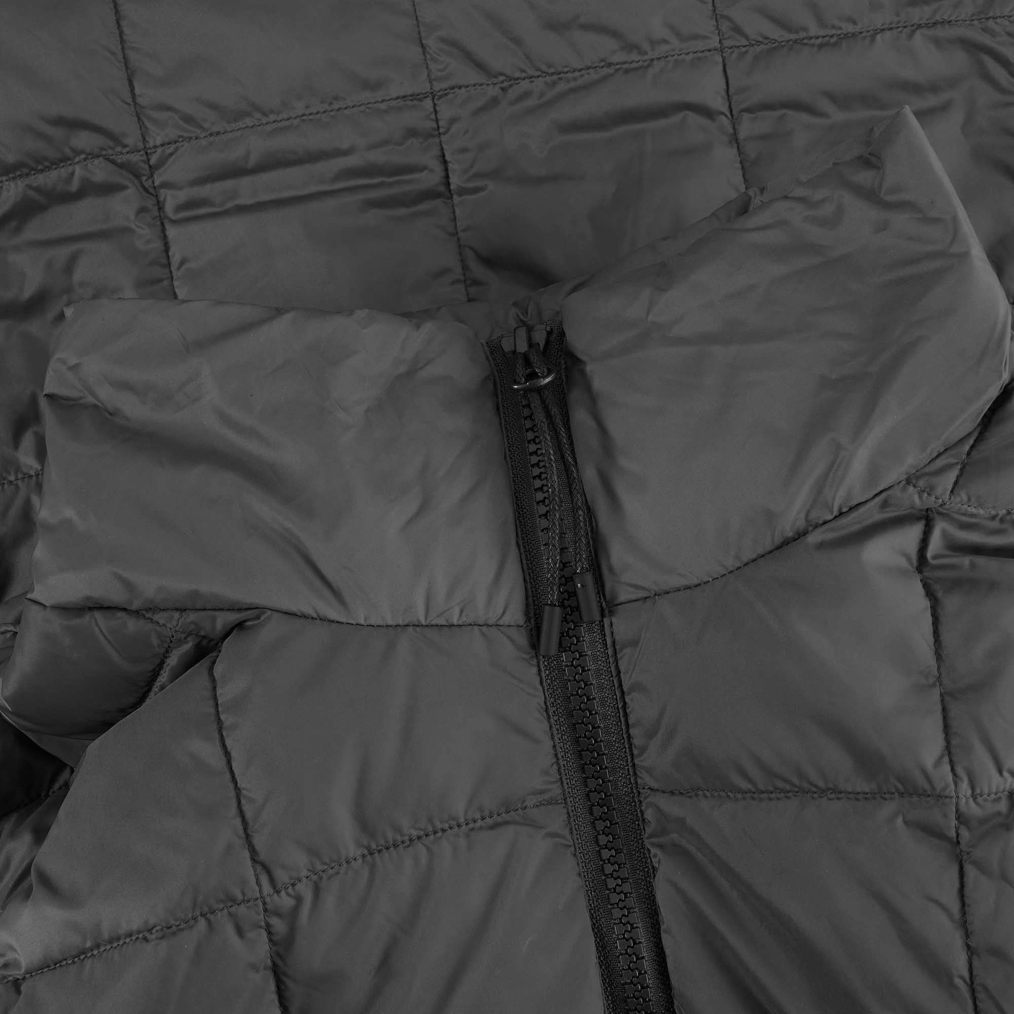 Taion High Neck Zip Inner Down Vest - Charcoal