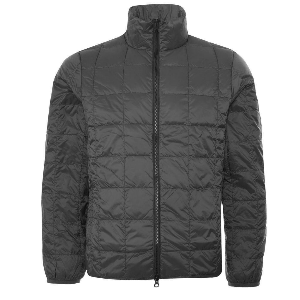 Taion High Neck Zip Down Jacket - Charcoal