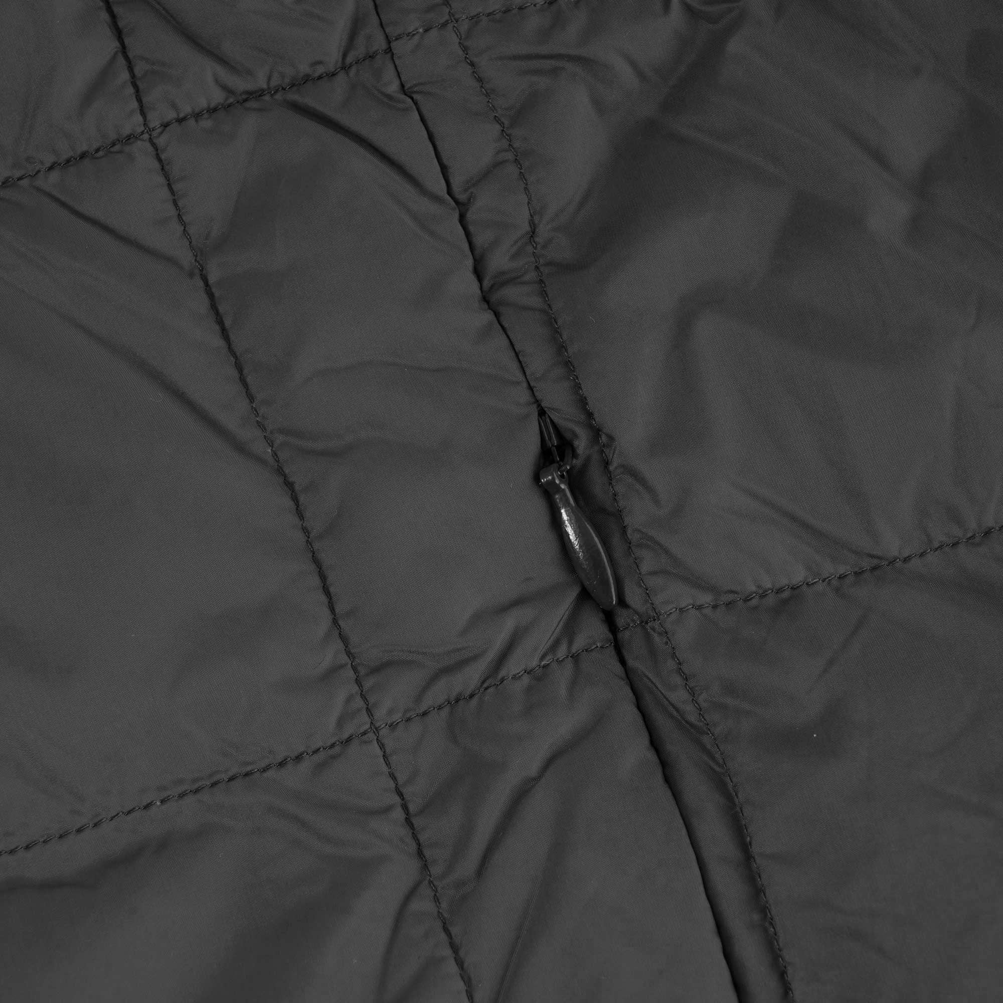 Taion High Neck Zip Down Jacket - Charcoal