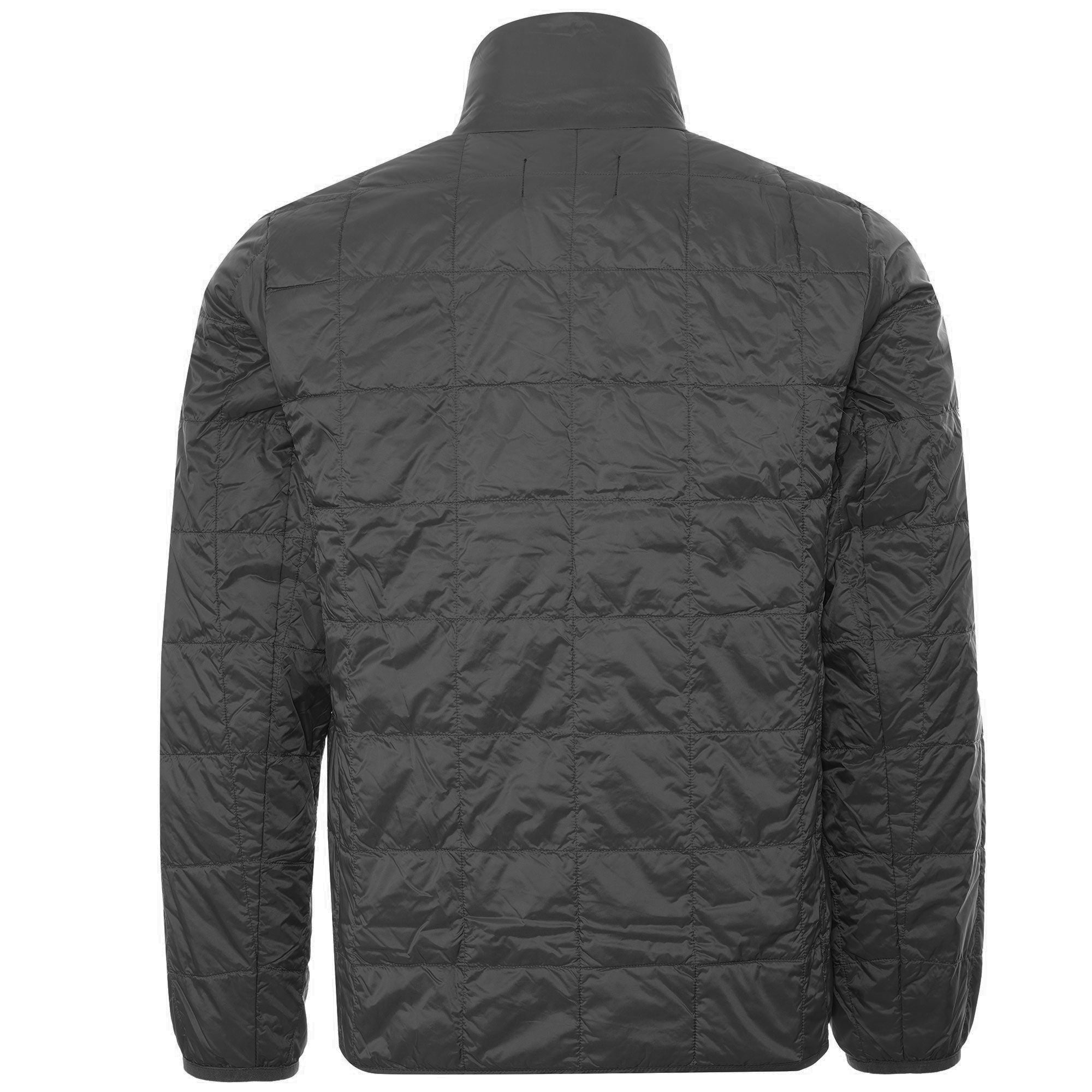 Taion High Neck Zip Down Jacket - Charcoal