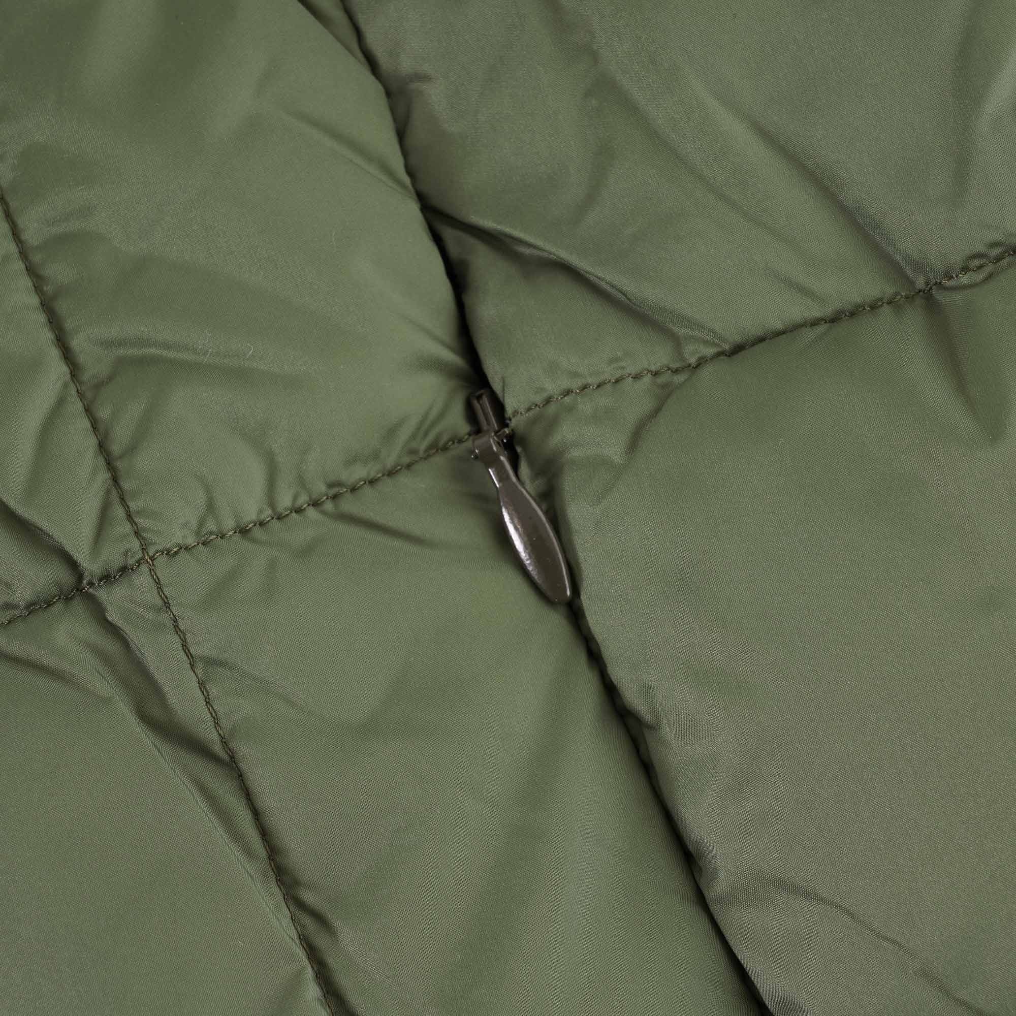 Taion V Neck Button Down Vest - Olive