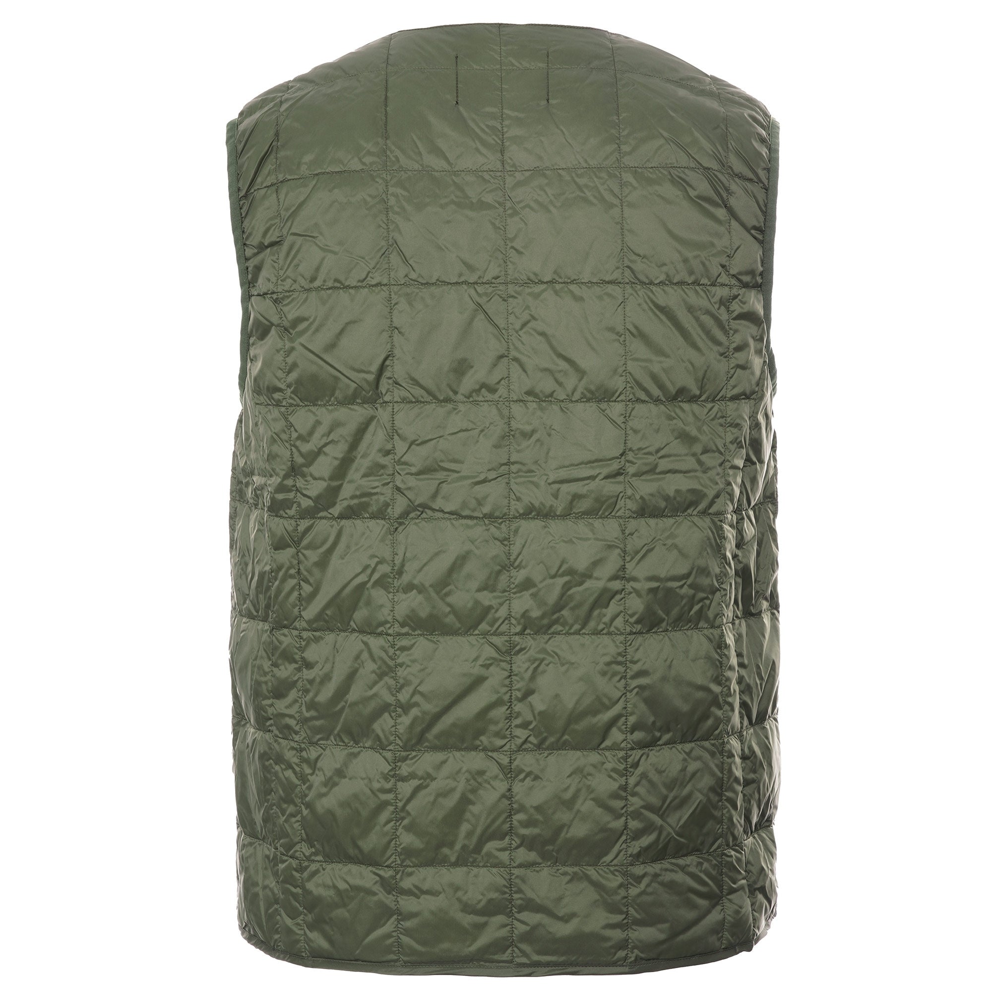 Taion V Neck Button Down Vest - Olive