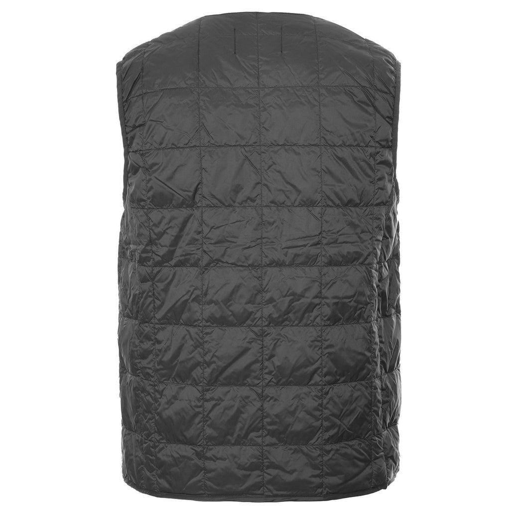 Taion V Neck Button Down Vest - Charcoal