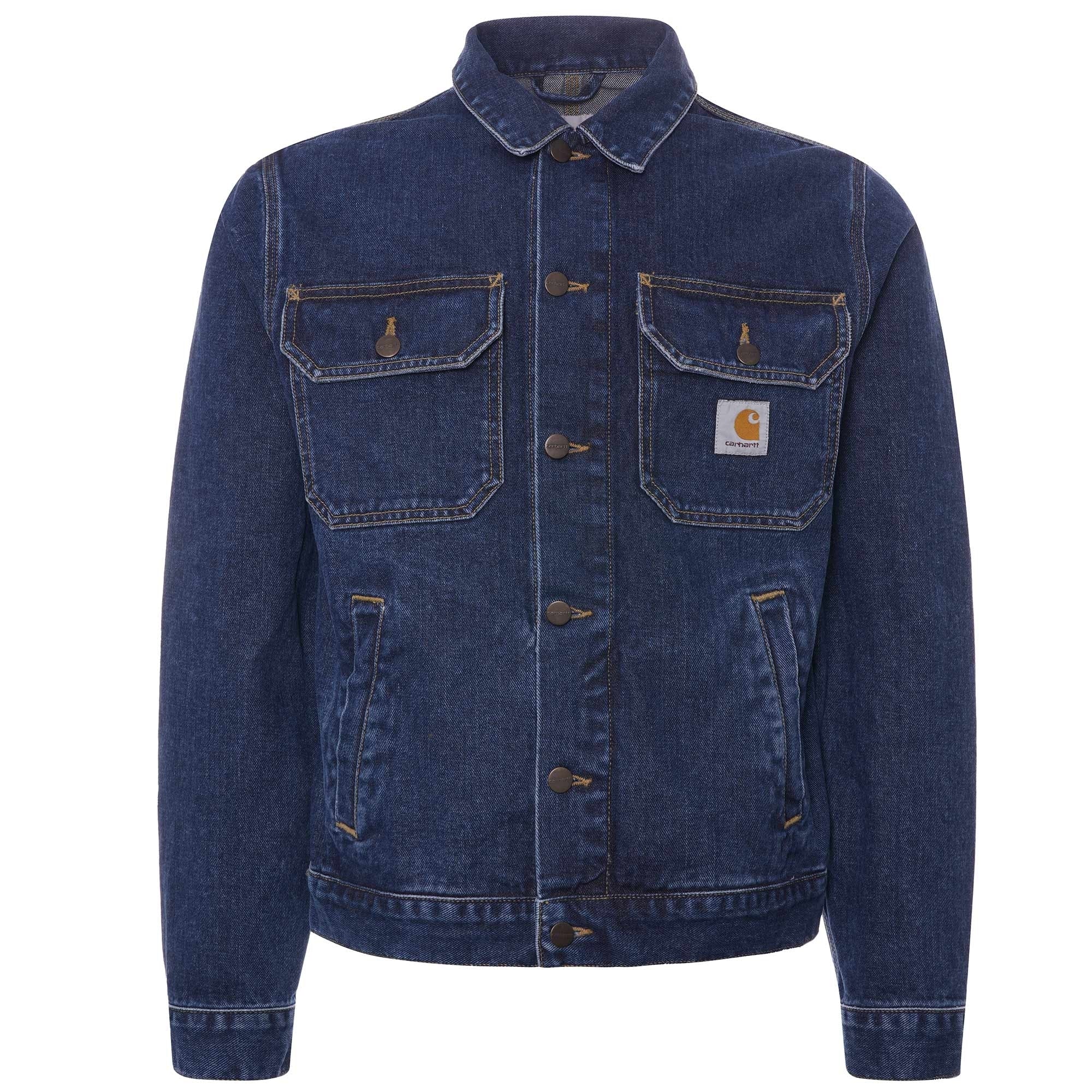 Carhartt WIP Stetson Jacket - Blue Stone Washed – Stuarts London