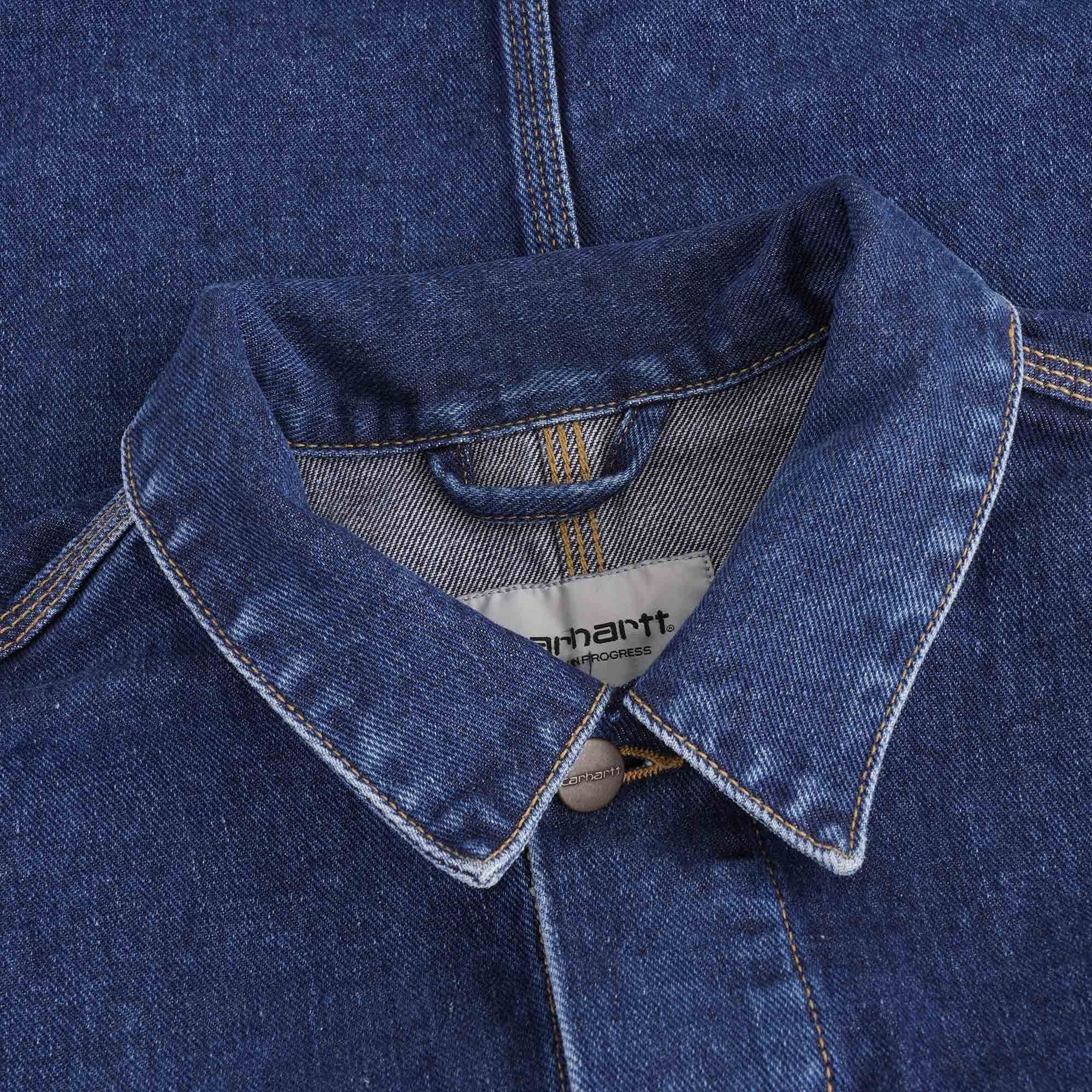 Carhartt WIP Stetson Jacket - Blue Stone Washed – Stuarts London